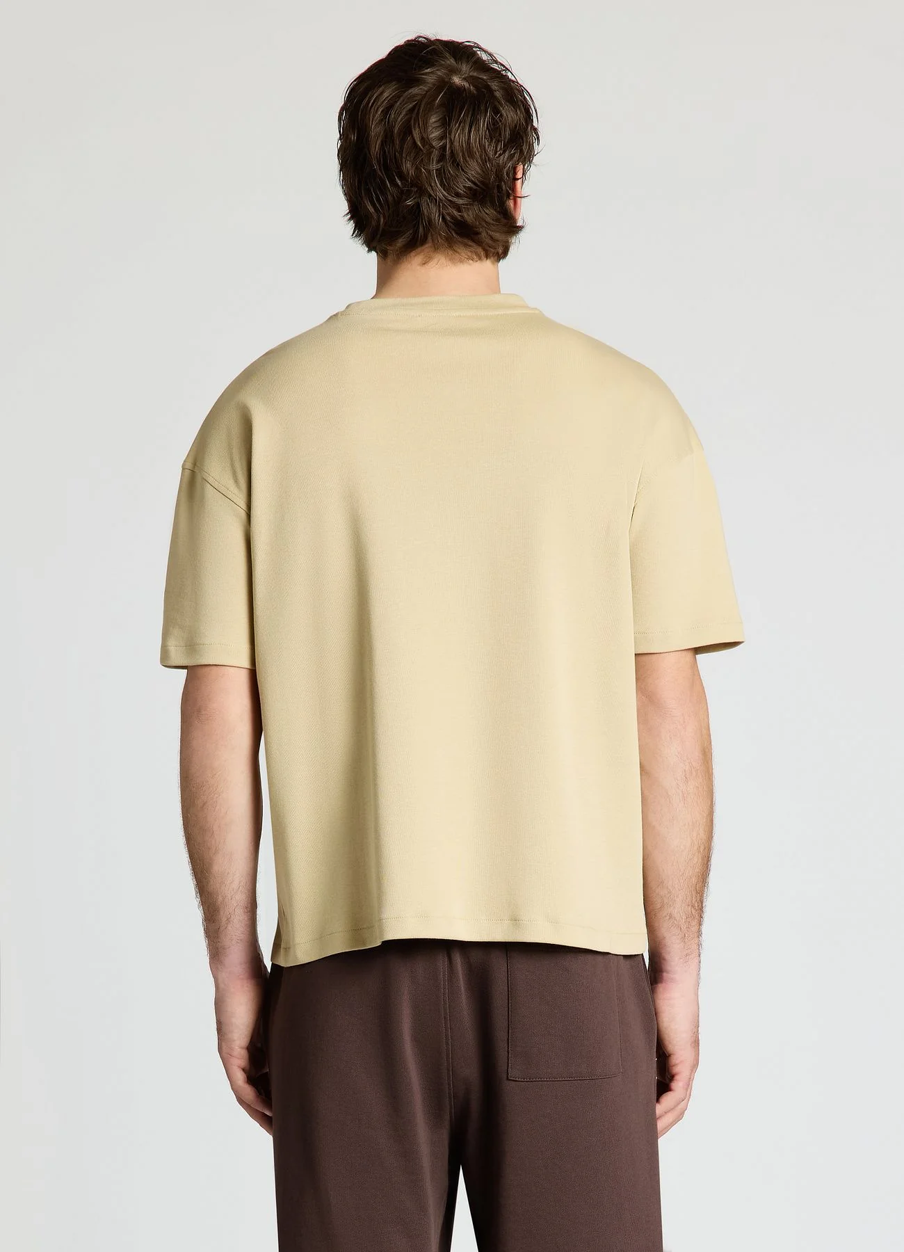 T-shirt ampia a tinta unita - Image 3