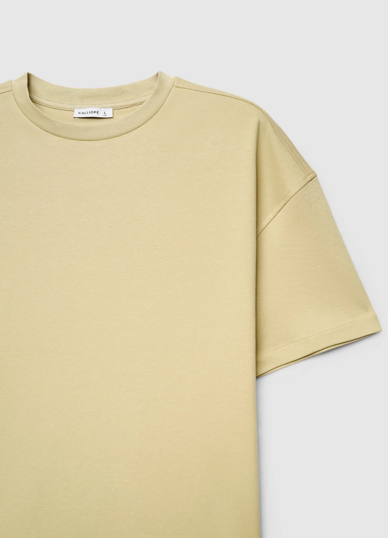 T-shirt ampia a tinta unita - Image 4