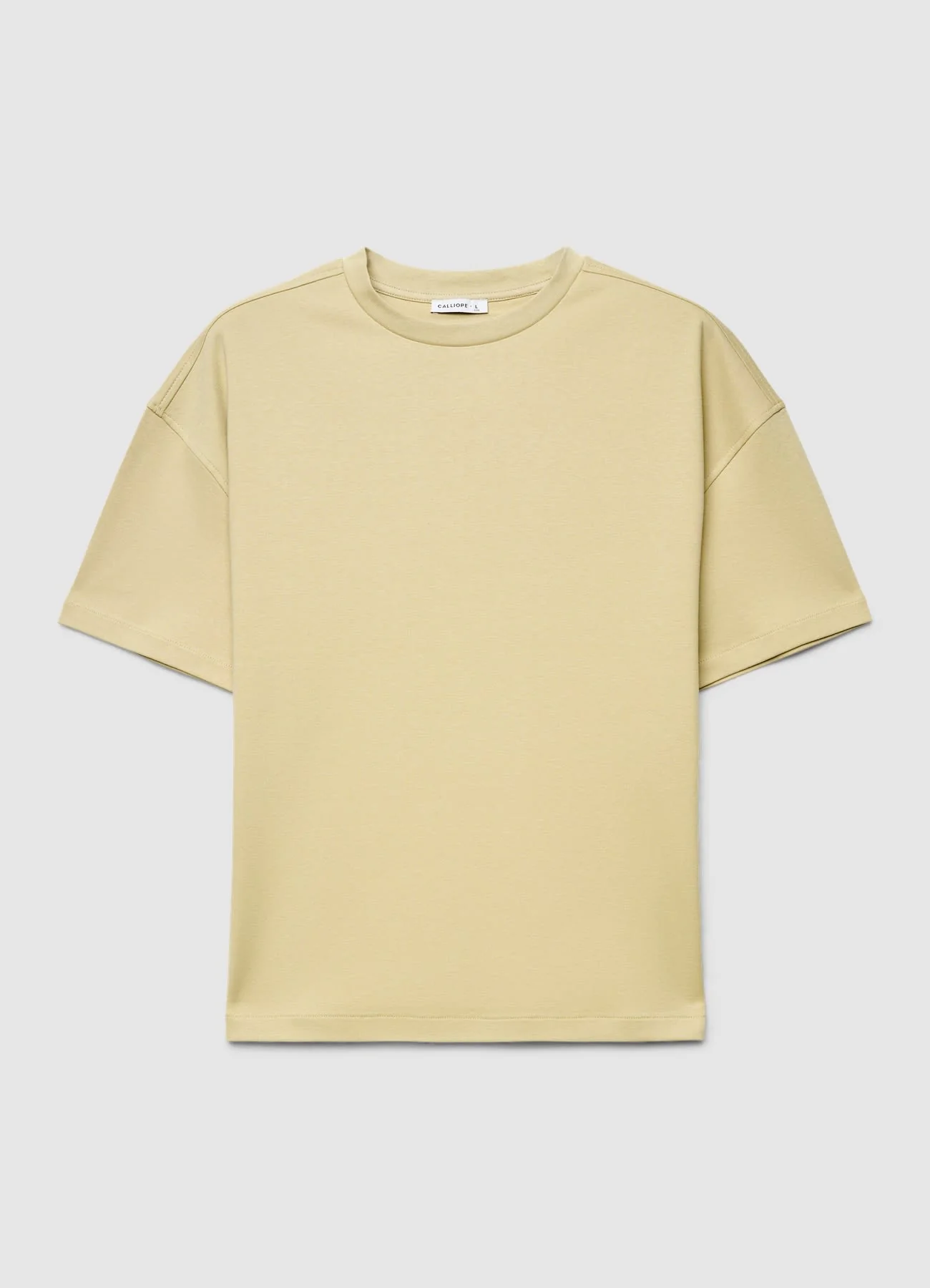 T-shirt ampia a tinta unita - Image 5