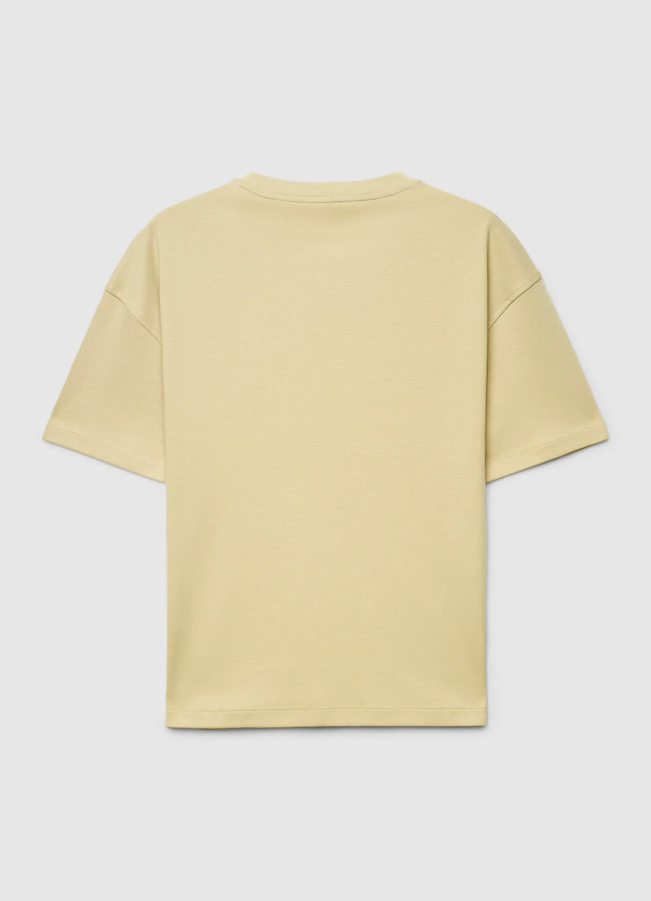 T-shirt ampia a tinta unita - Image 6
