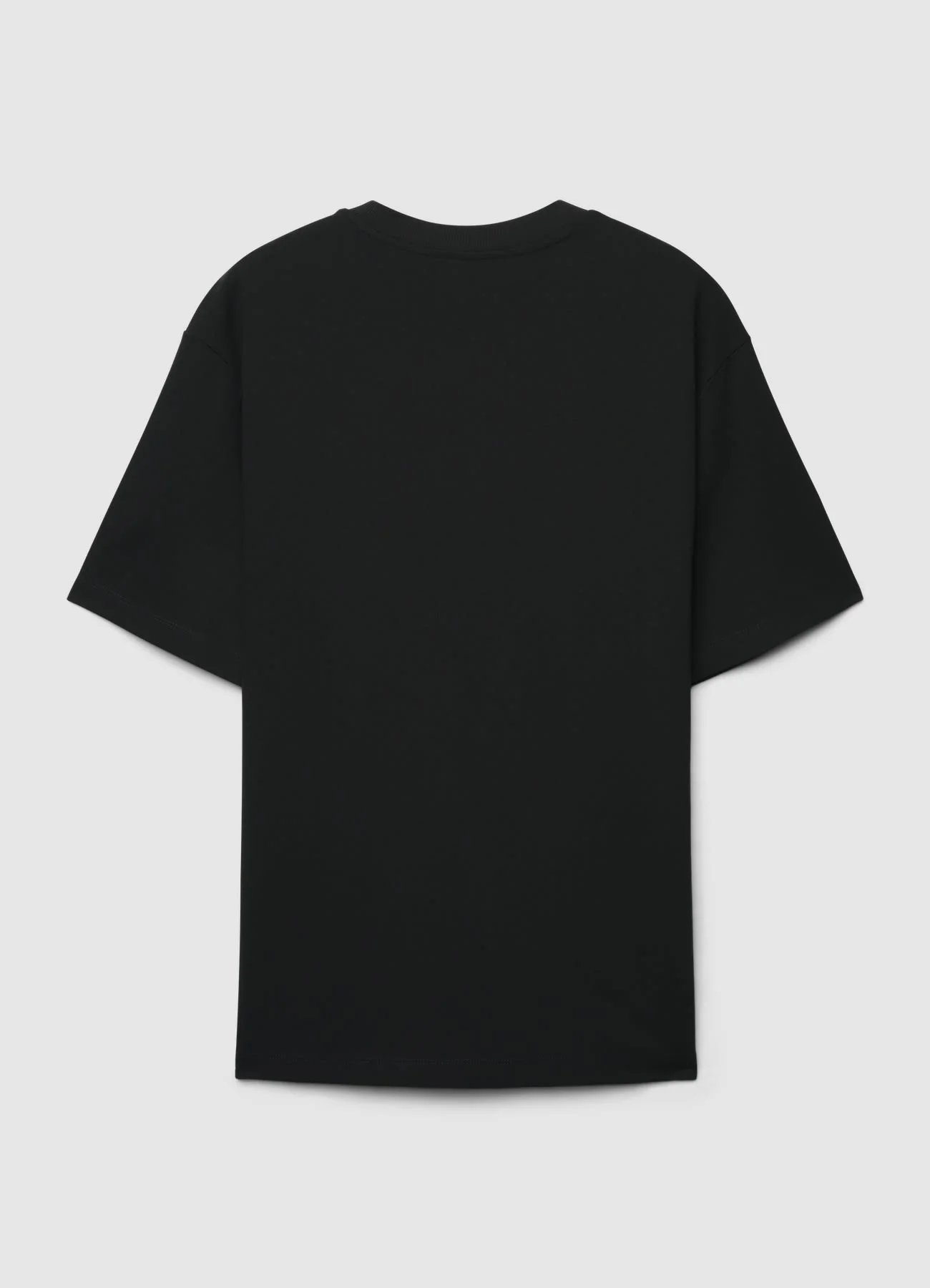 T-shirt ampia a tinta unita - Image 4