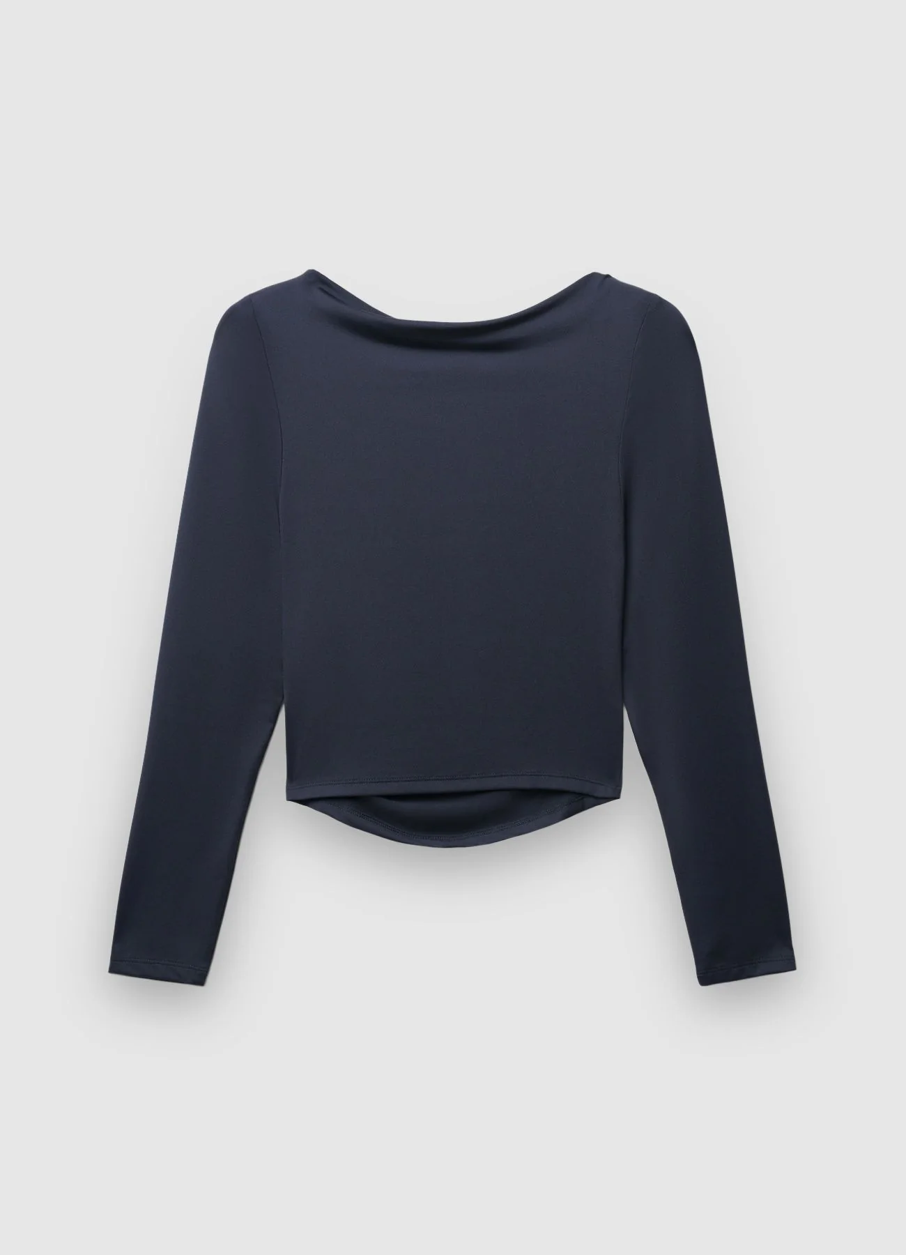 T-shirt collo sciallato - Image 6