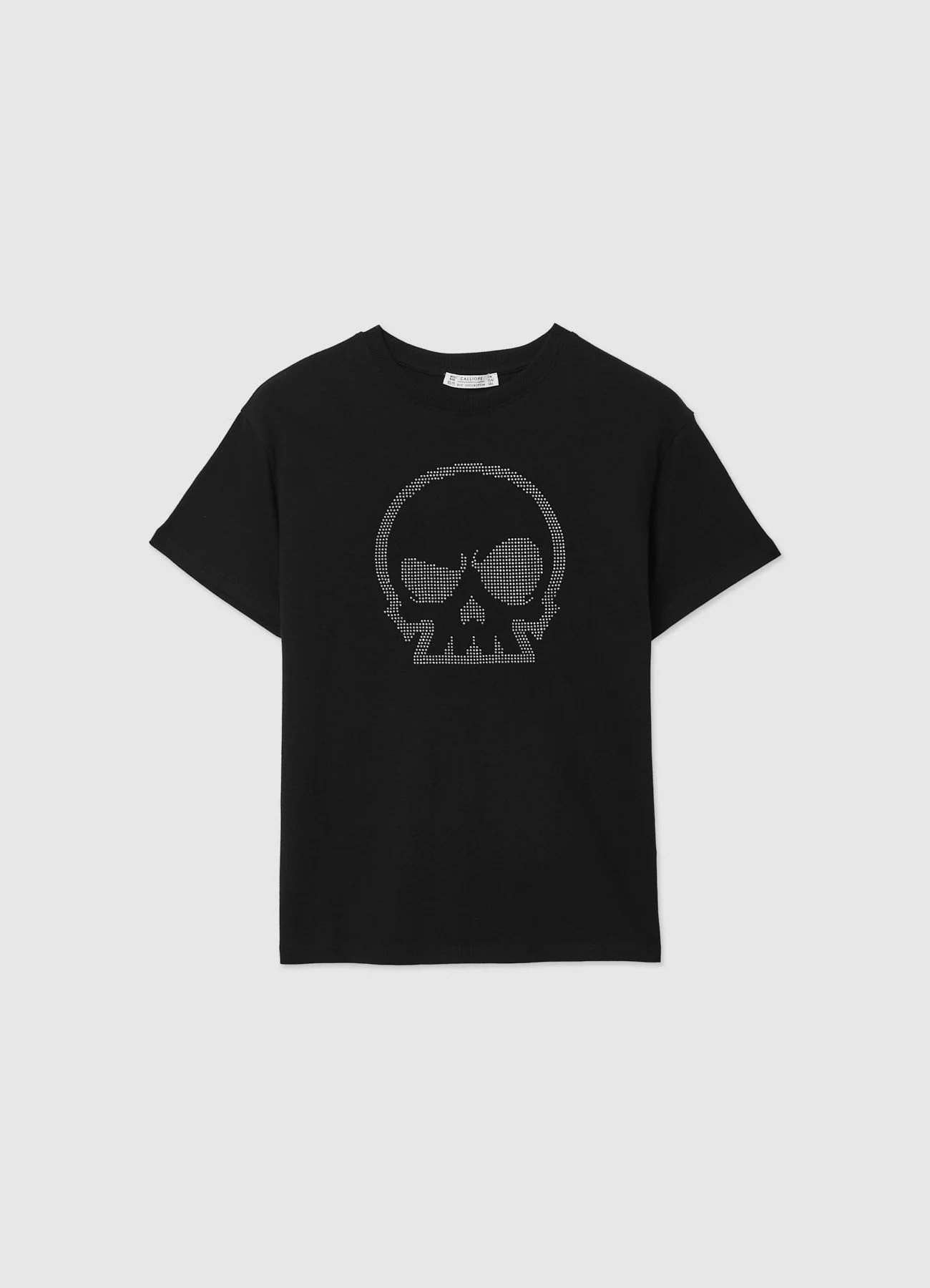 T-shirt con borchie teschio - Image 2