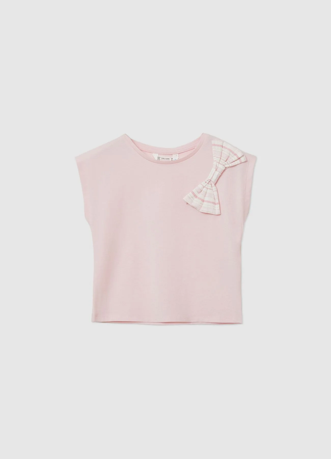 T-shirt con fiocco 3D