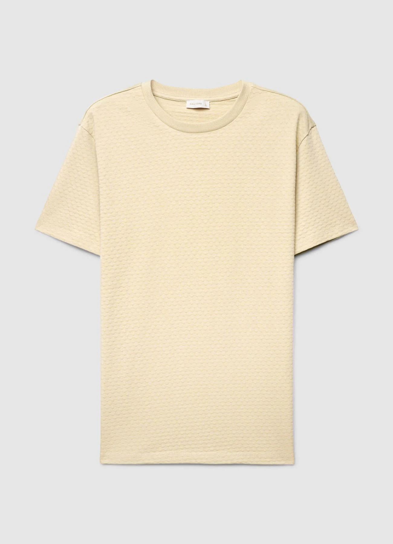 T-shirt con lavorazione a rombi - Image 5