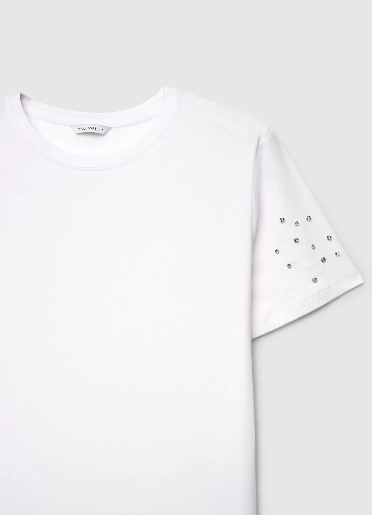 T-shirt con maniche strass - Image 5