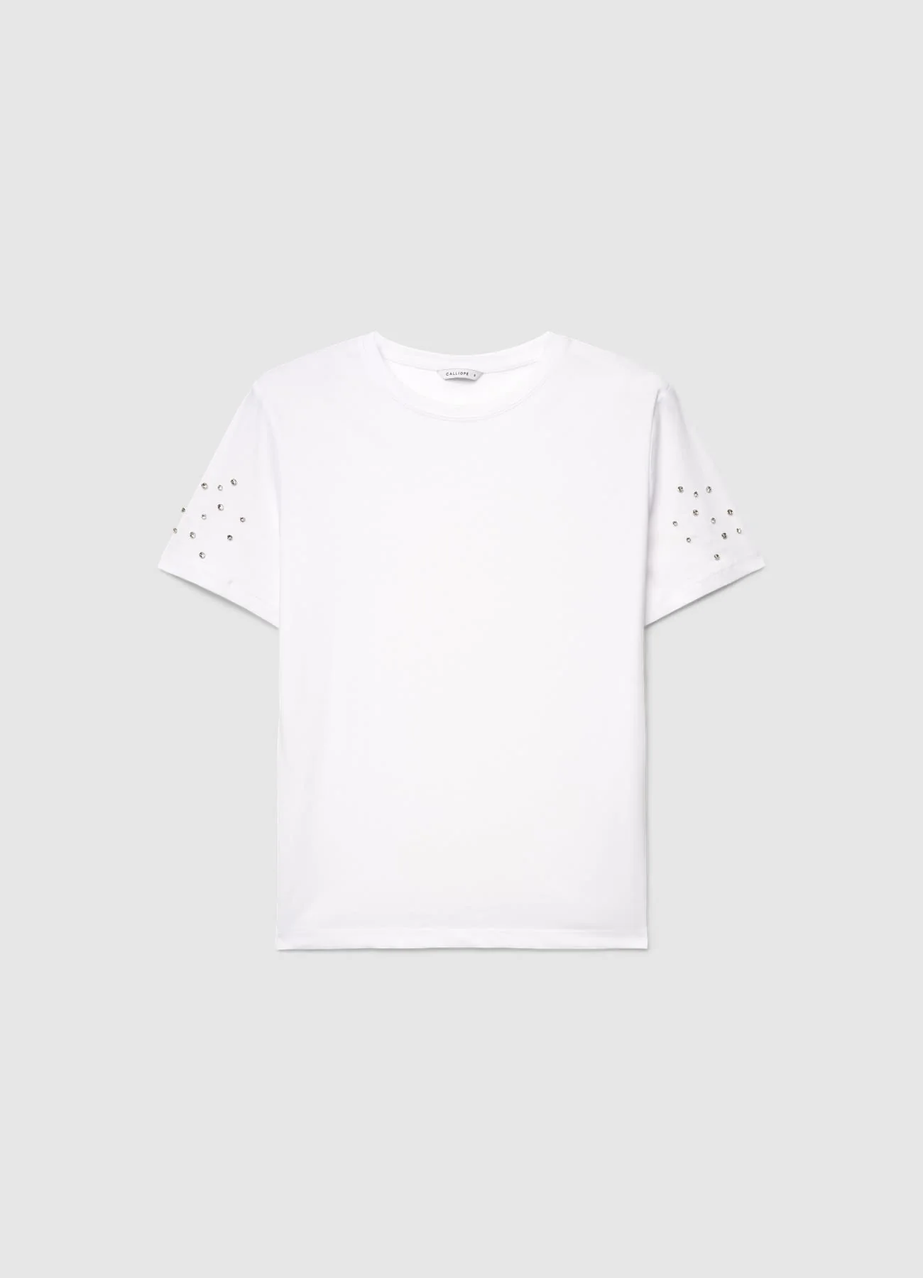 T-shirt con maniche strass - Image 6