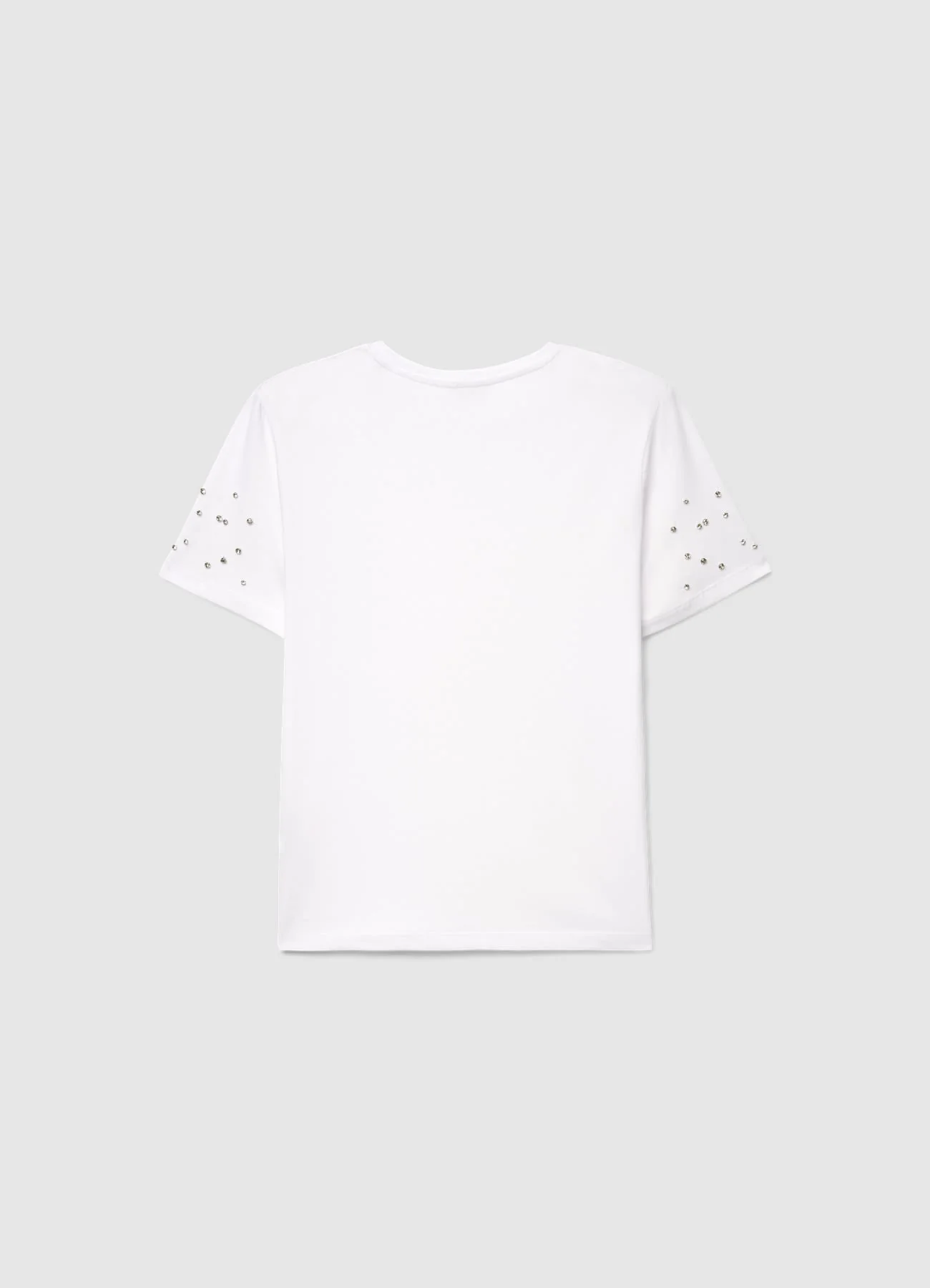 T-shirt con maniche strass - Image 7