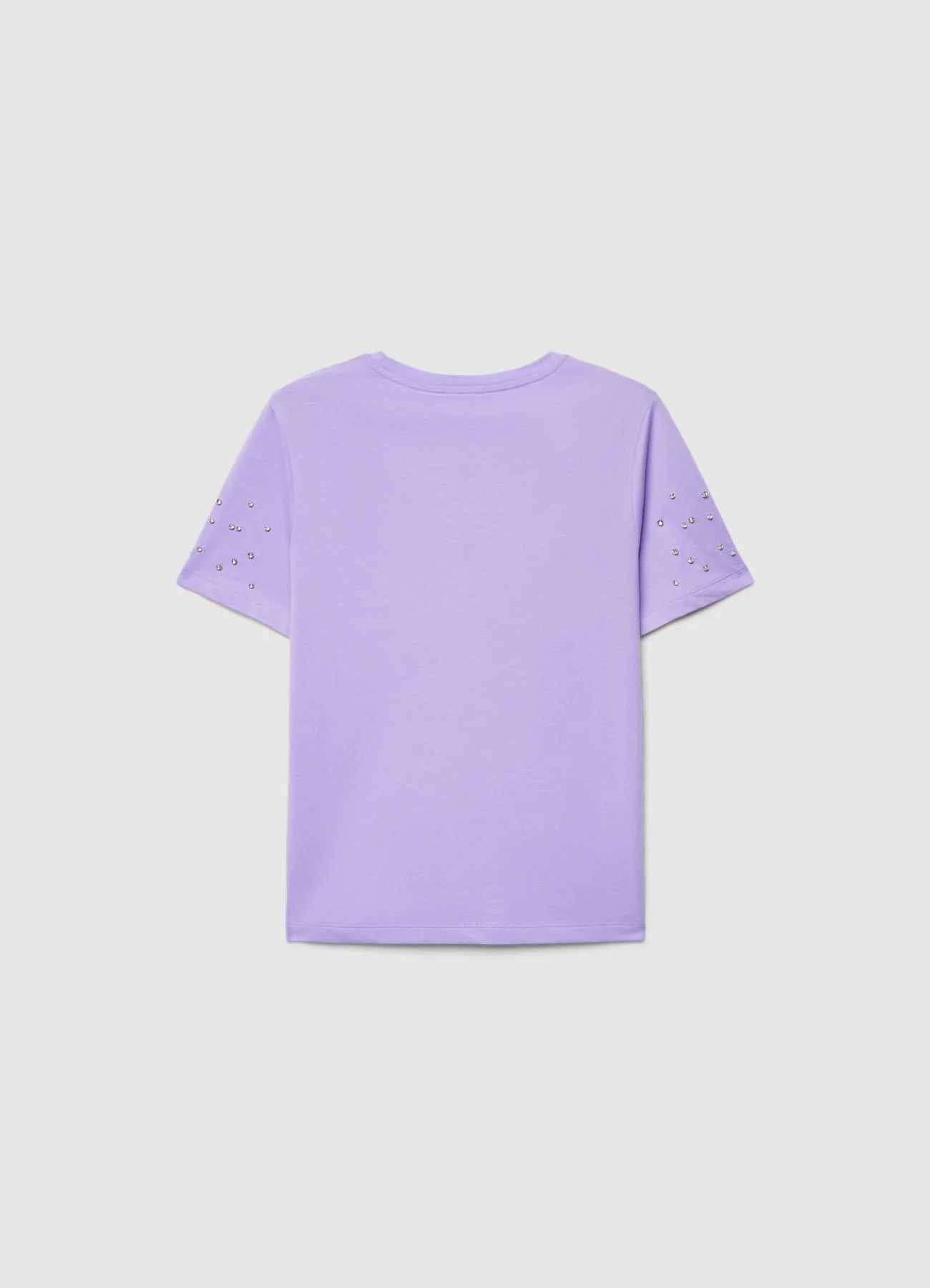 T-shirt con maniche strass - Image 5