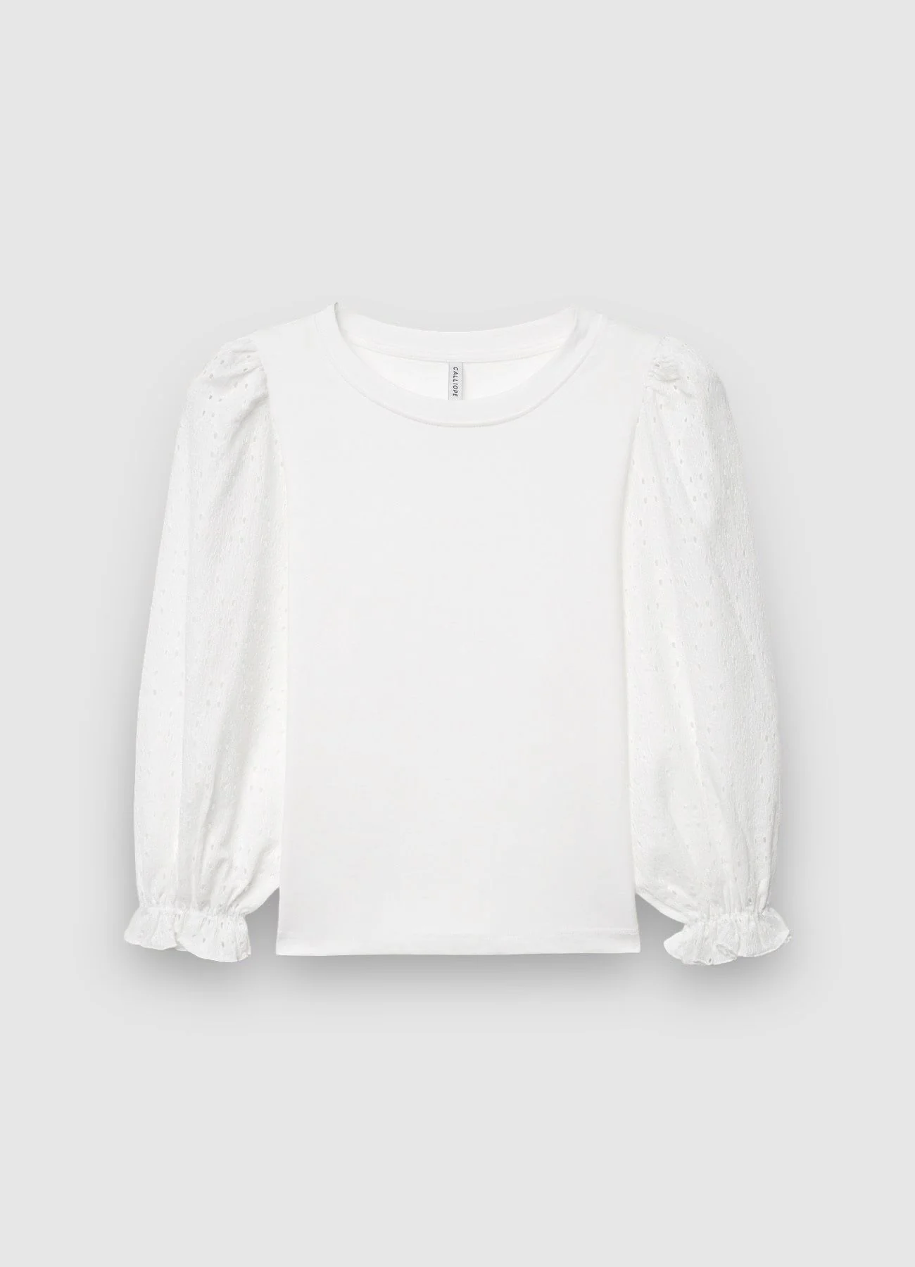 T-shirt con maniche traforate - Image 4
