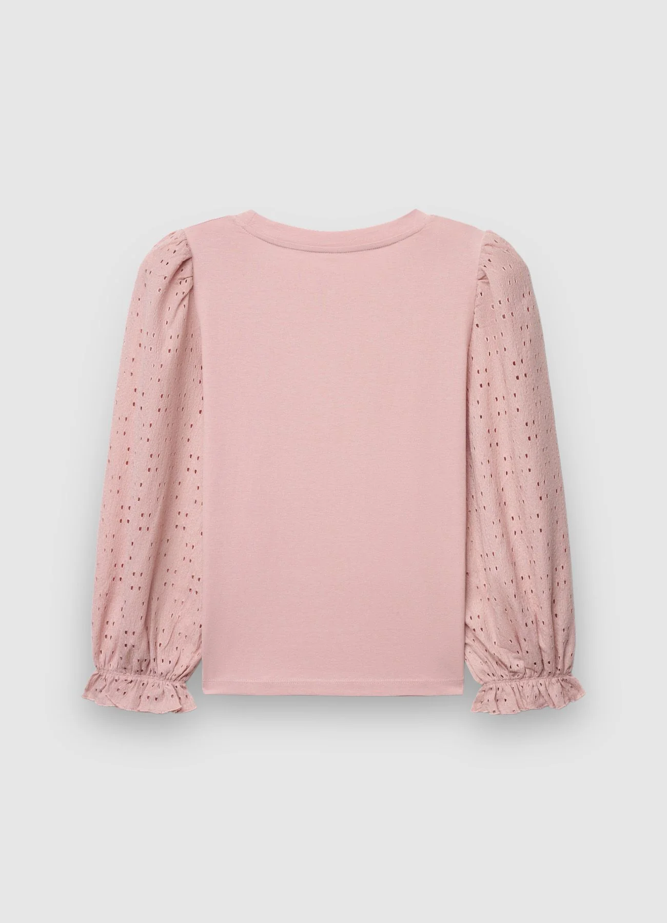 T-shirt con maniche traforate - Image 4
