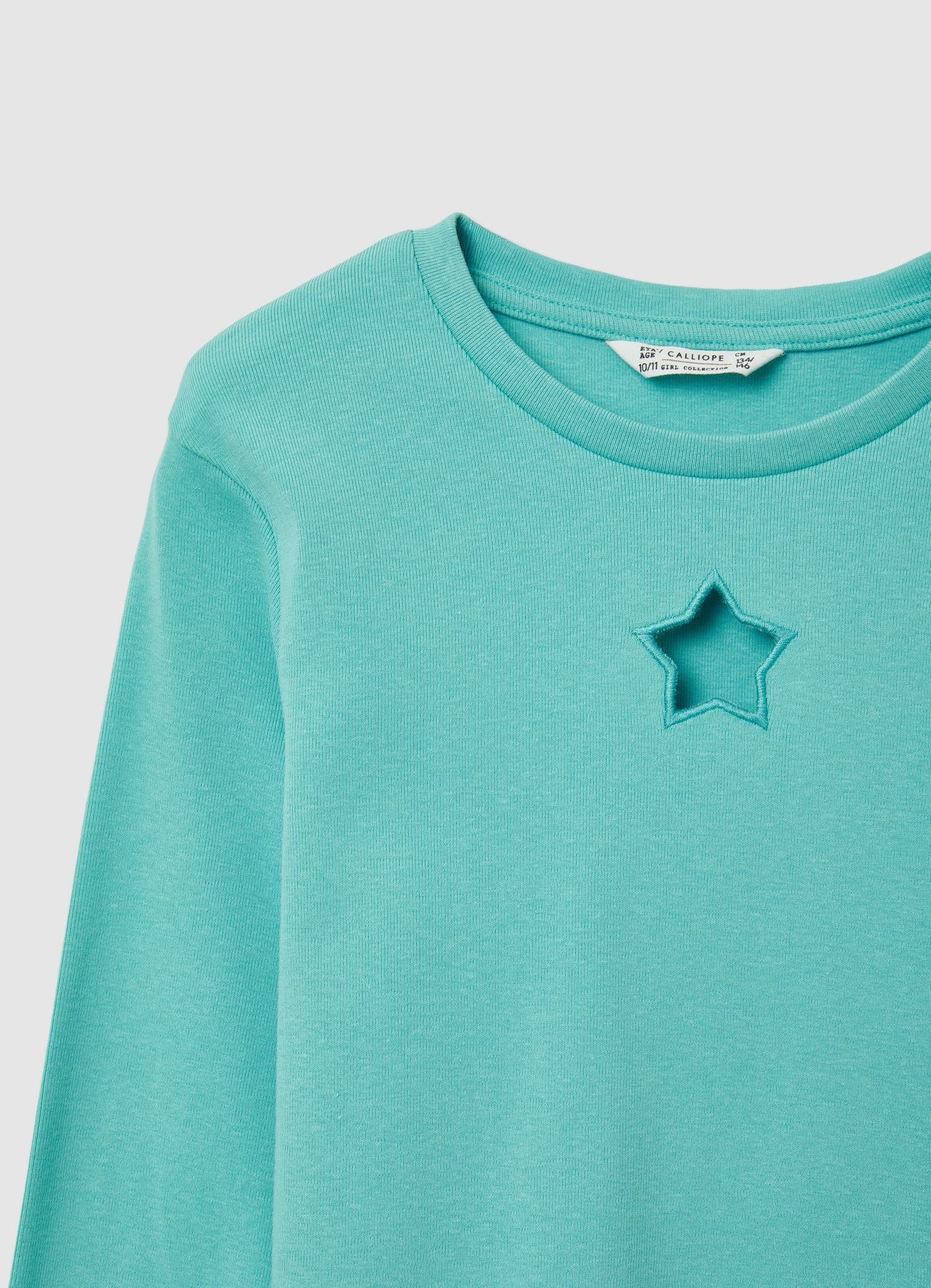 T-shirt con oblò a stella - Image 3