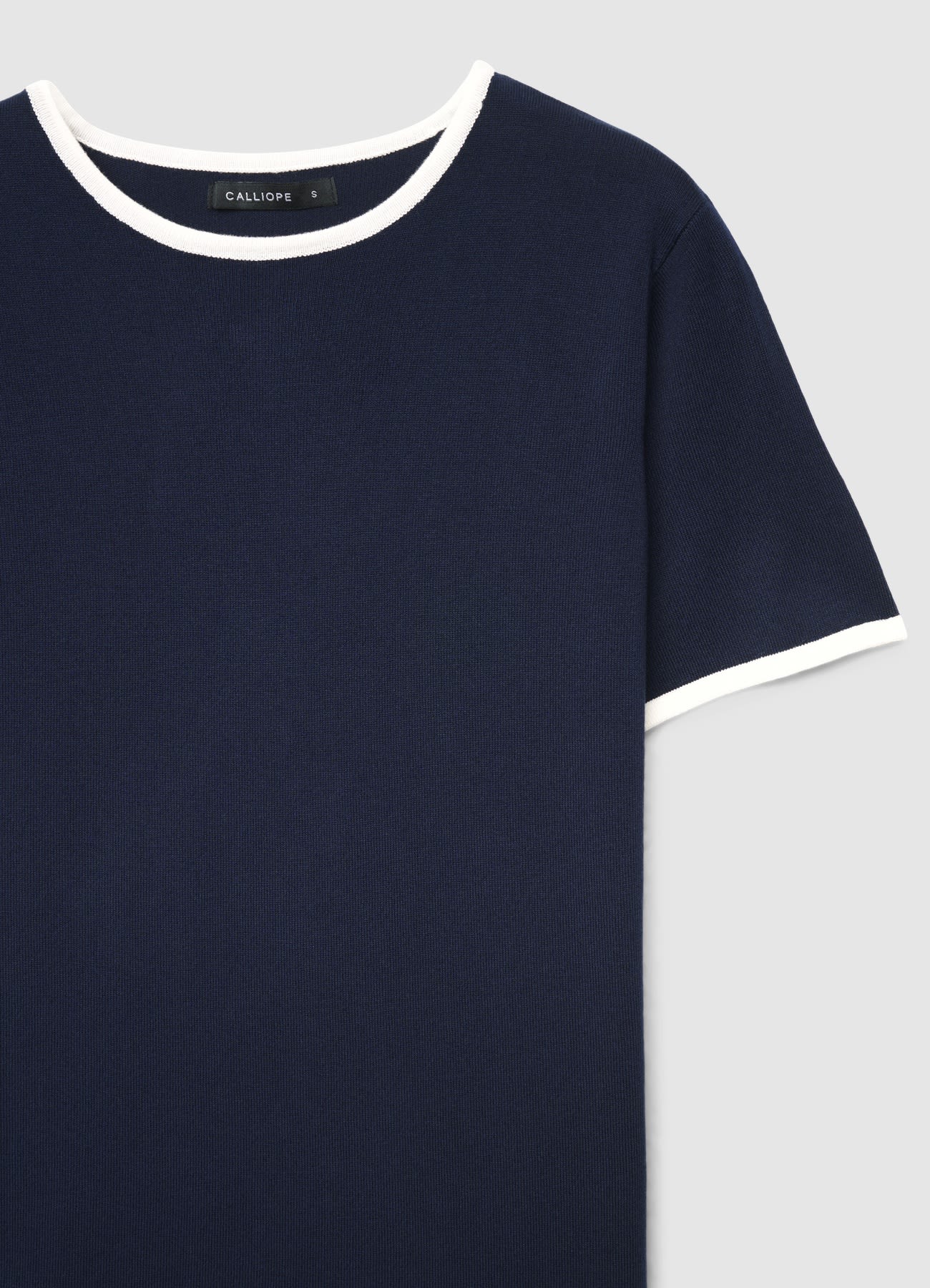 T-shirt con profili a contrasto - Image 4