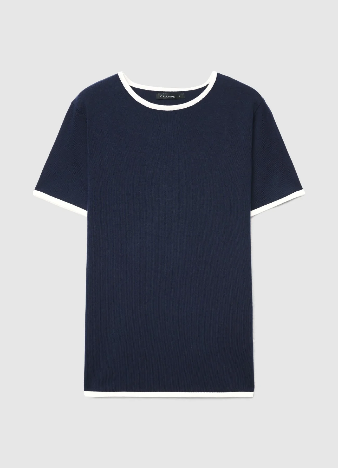 T-shirt con profili a contrasto - Image 6