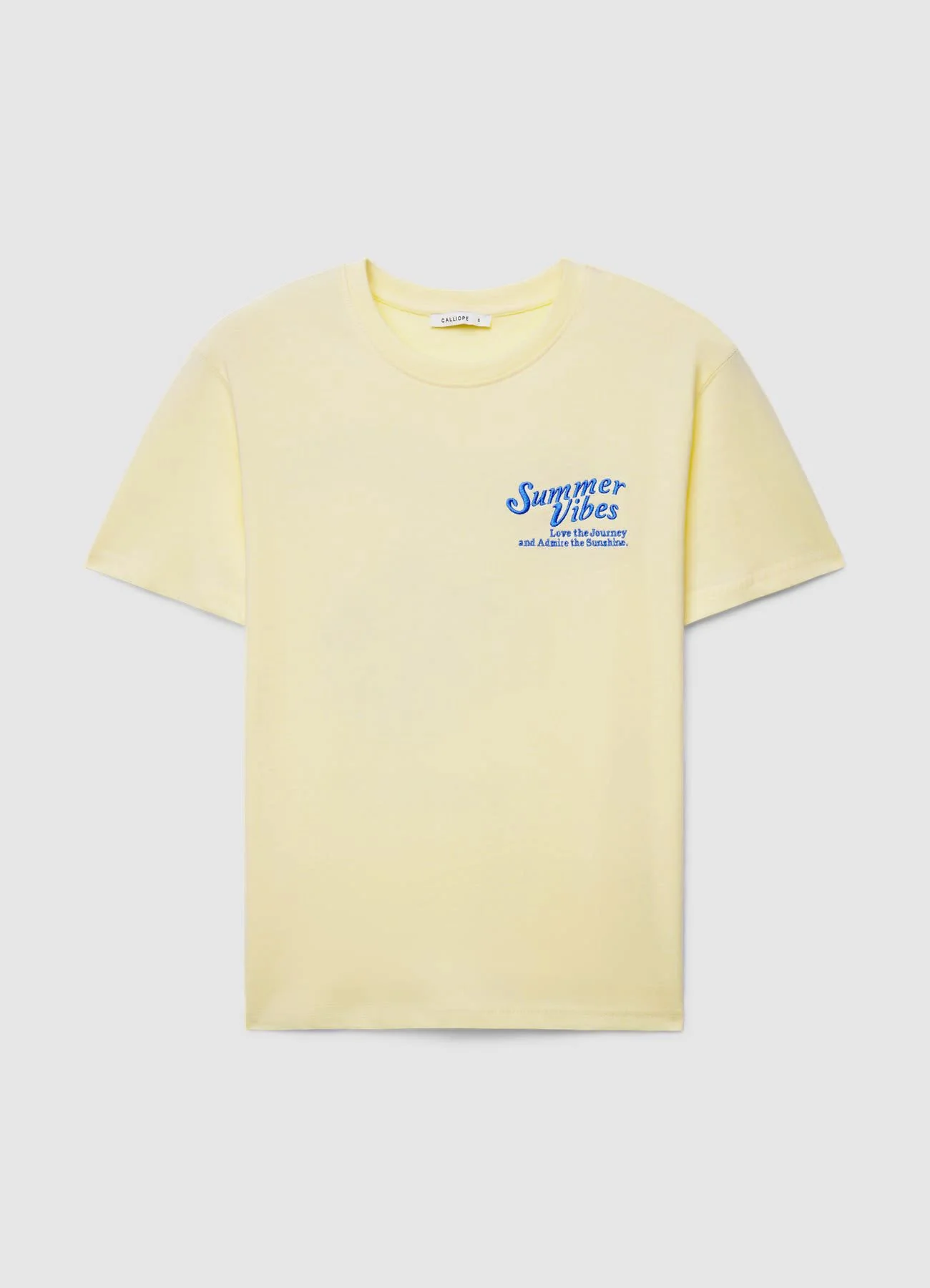 T-shirt con scritta e ricamo - Image 6