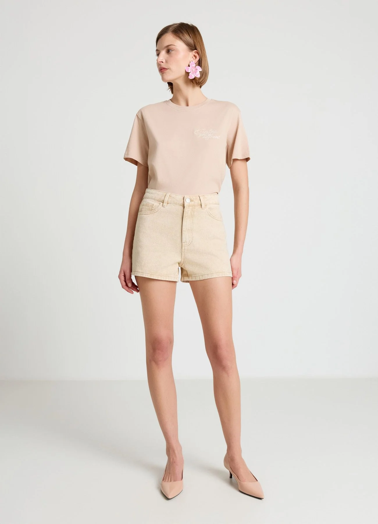 T-shirt con scritta stampata - Image 3