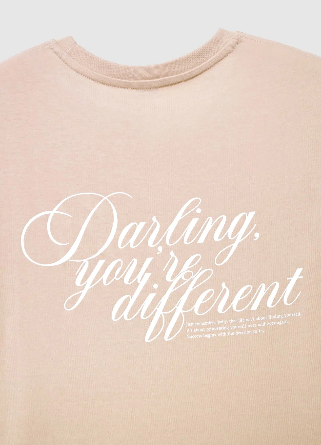 T-shirt con scritta stampata - Image 5