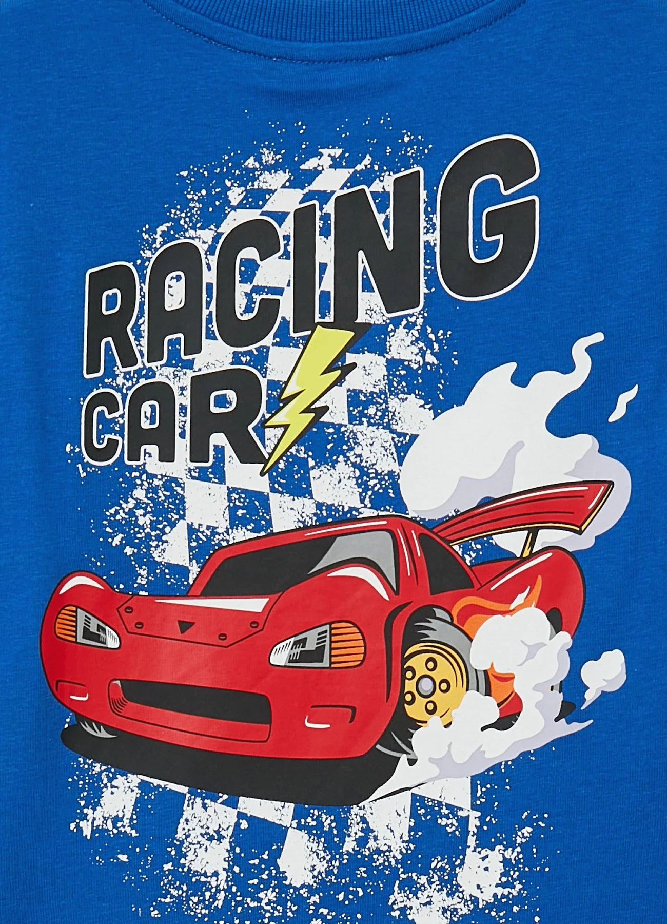 T-shirt con stampa auto da corsa - Image 2