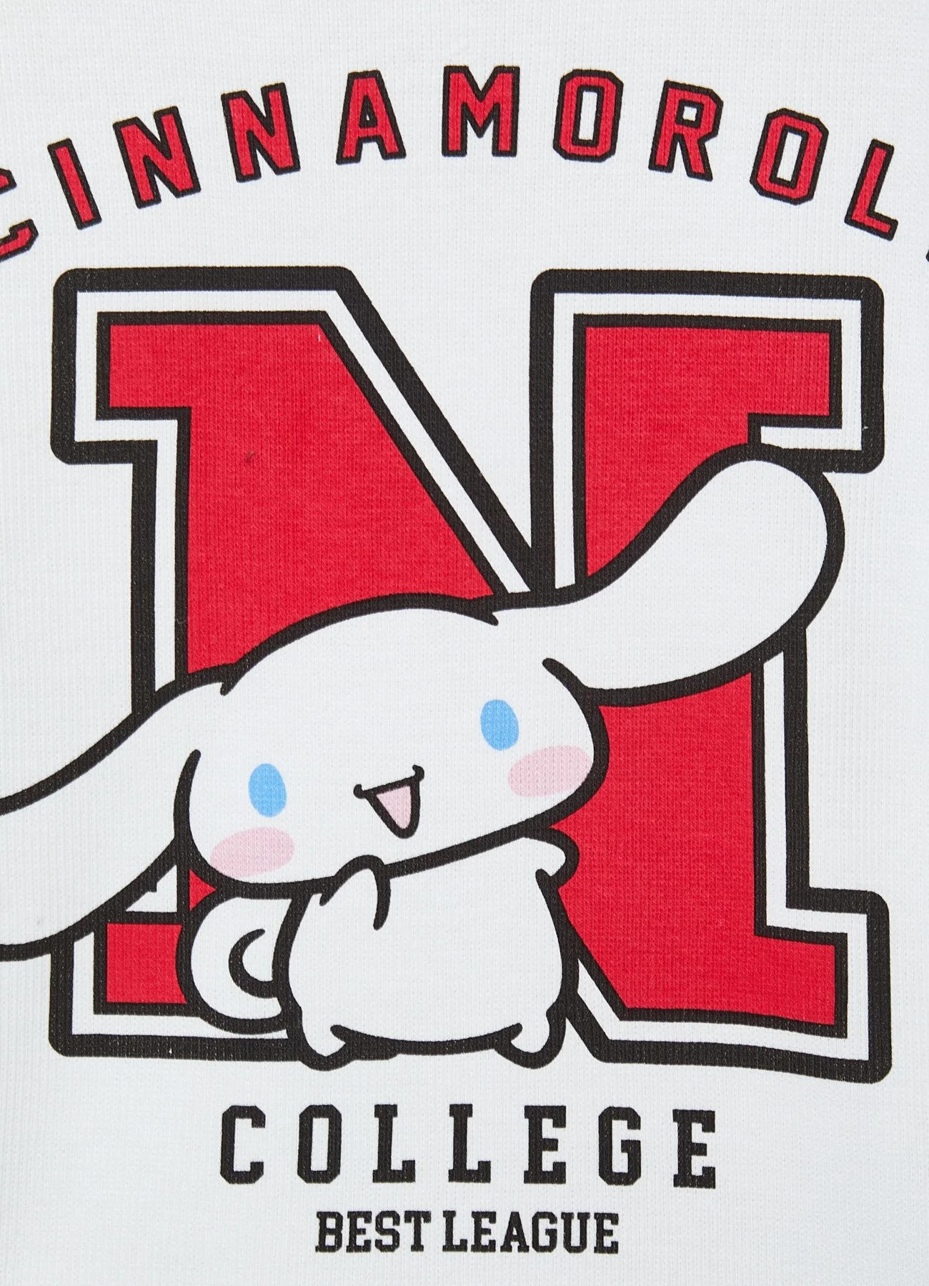 T-shirt con stampa Cinnamoroll e profili a contrasto - Image 2