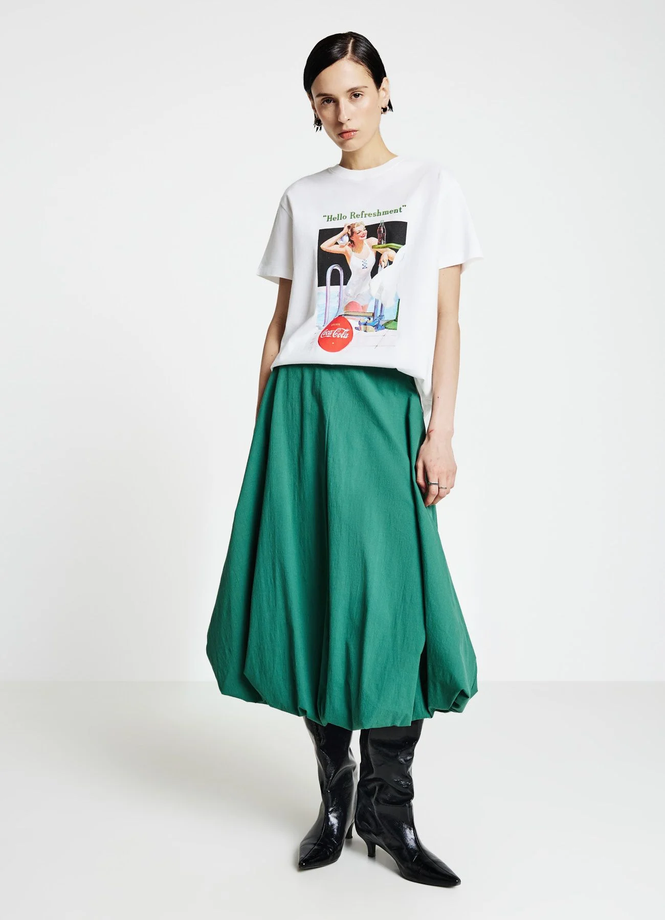 T-shirt con stampa Coca-Cola