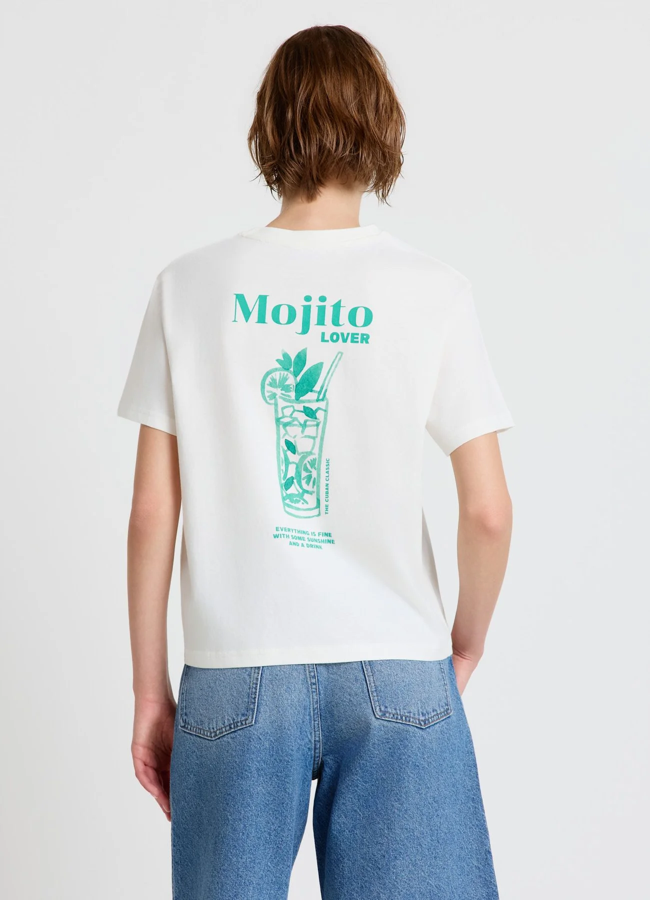 T-shirt con stampa cocktail - Image 2