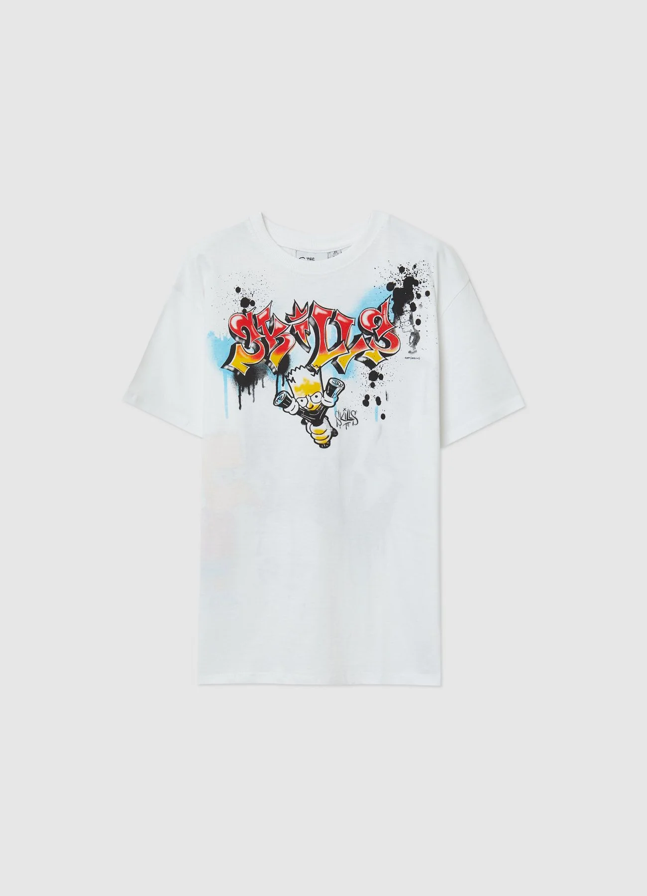 T-shirt con stampa graffiti