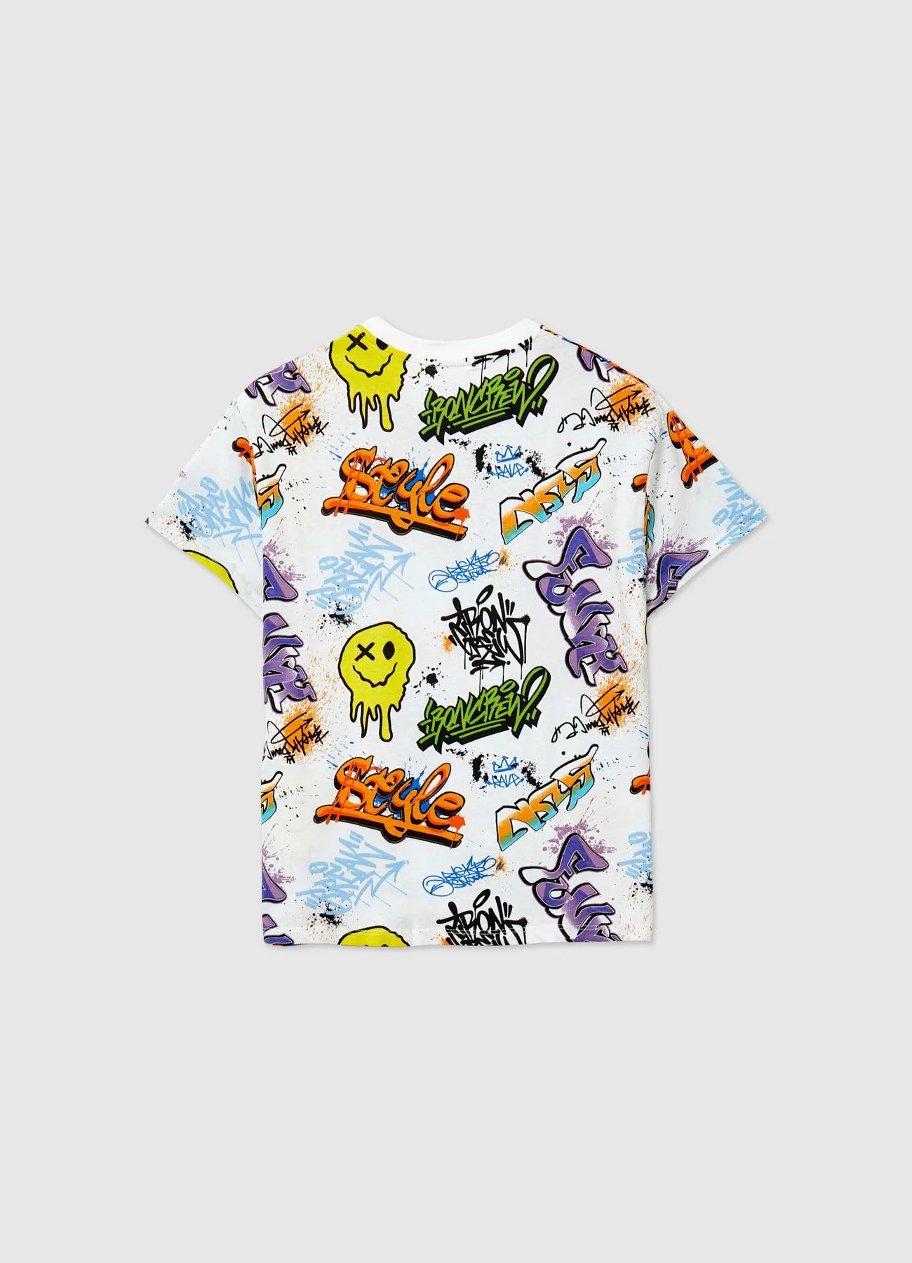 T-shirt con stampa graffiti - Image 2