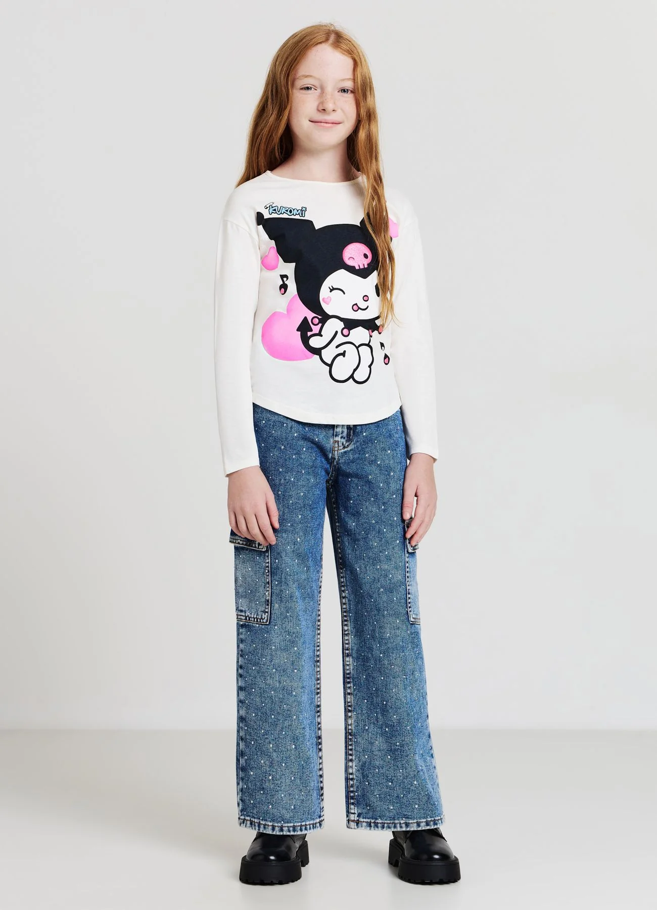 T-shirt con stampa Kuromi - Image 3