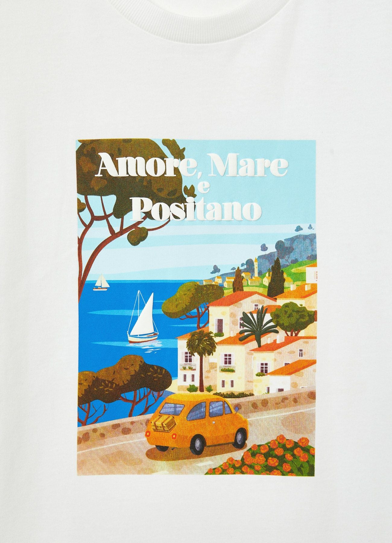 T-shirt con stampa mare - Image 5