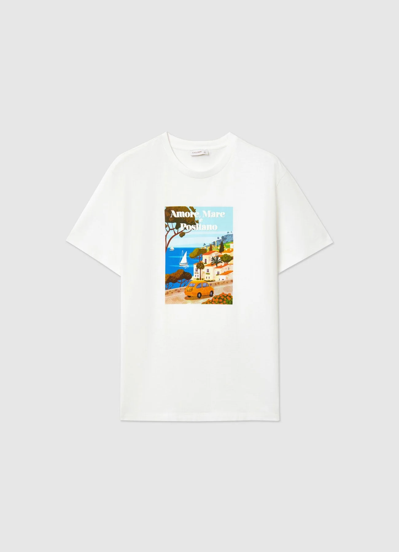 T-shirt con stampa mare - Image 6