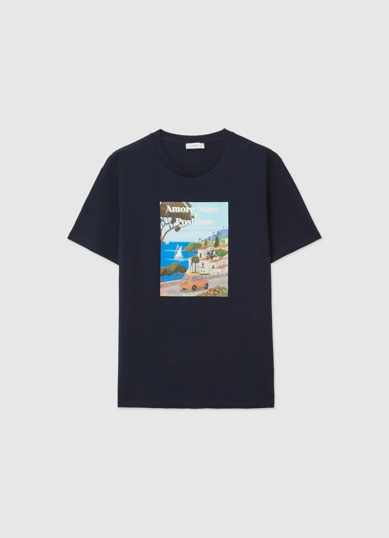 T-shirt con stampa mare - Image 5