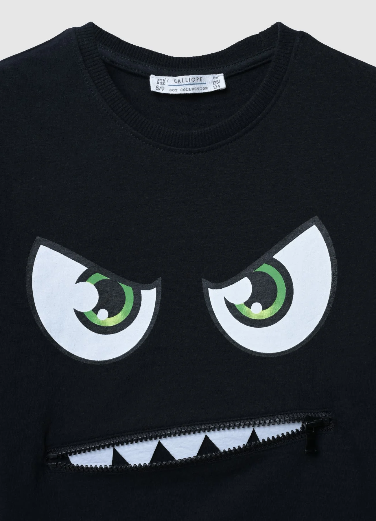 T-shirt con stampa mostro - Image 7