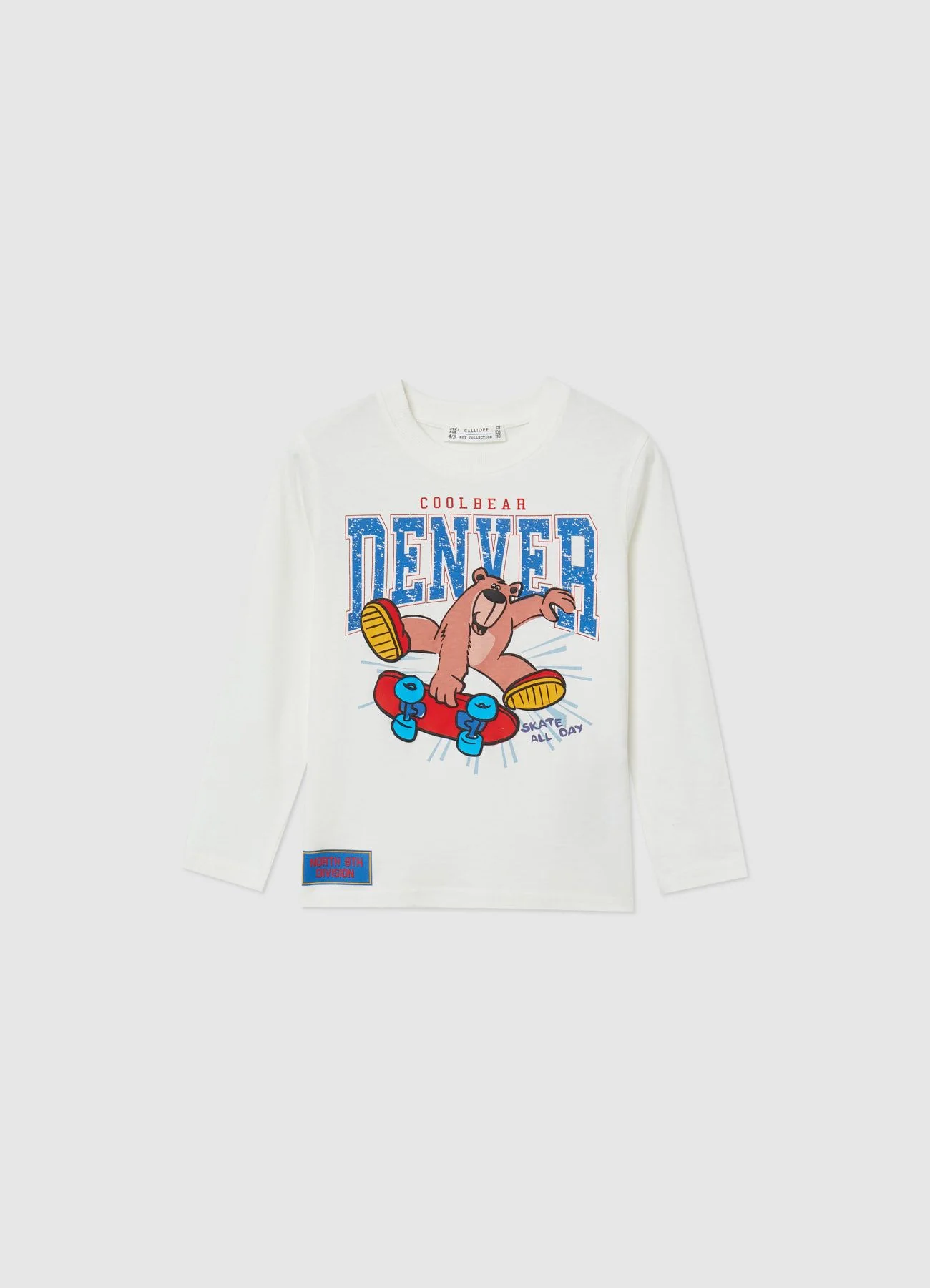 T-shirt con stampa orso - Image 2