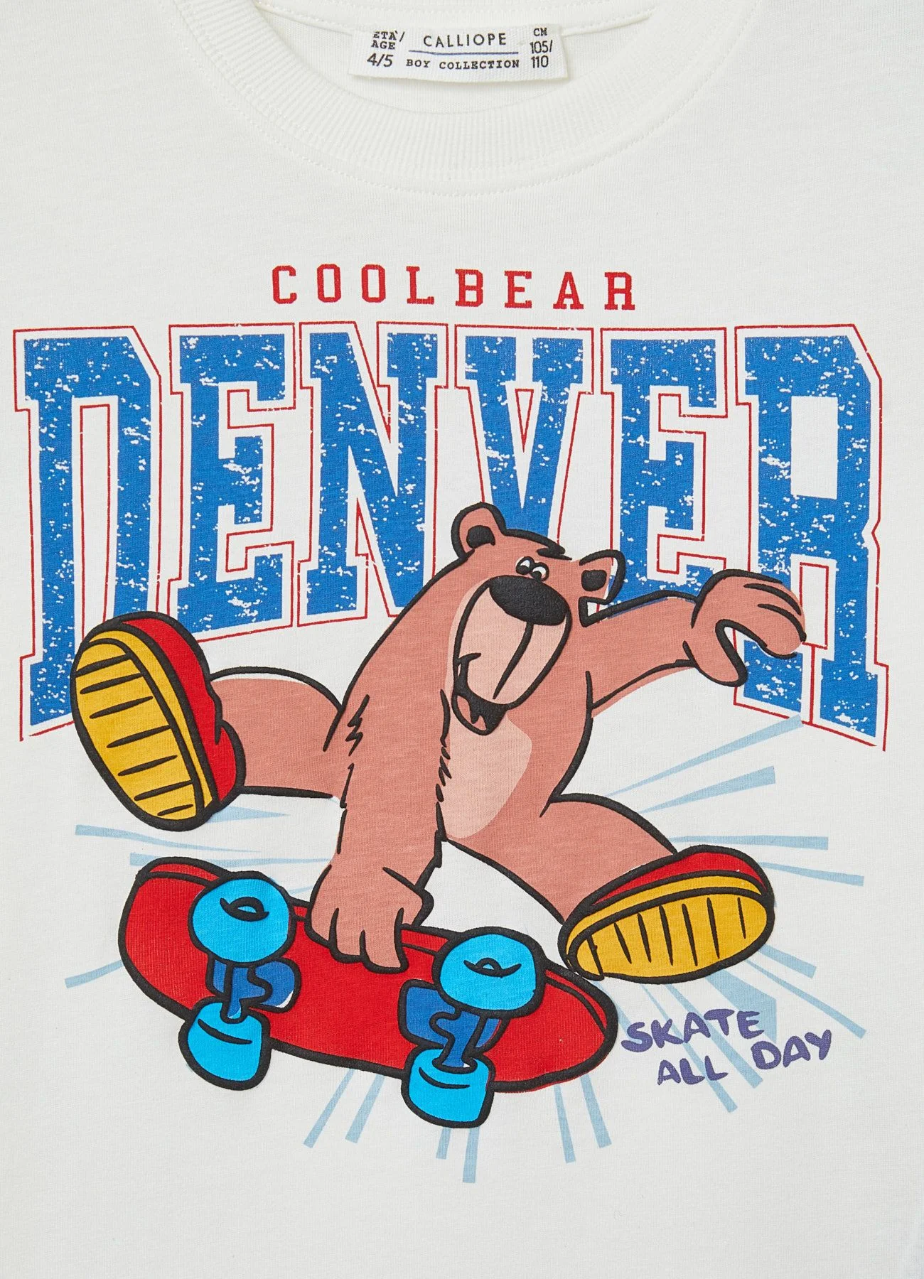 T-shirt con stampa orso - Image 3
