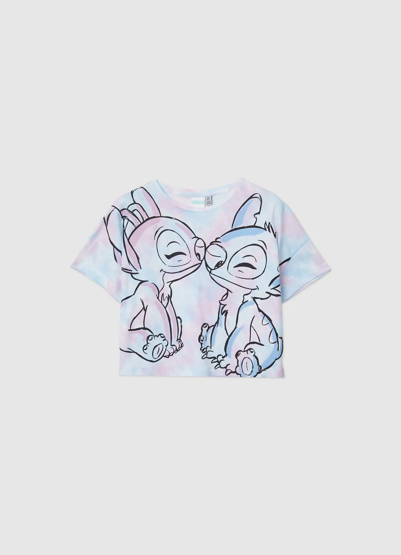 T-shirt con stampa Stitch ed Angel - Image 3