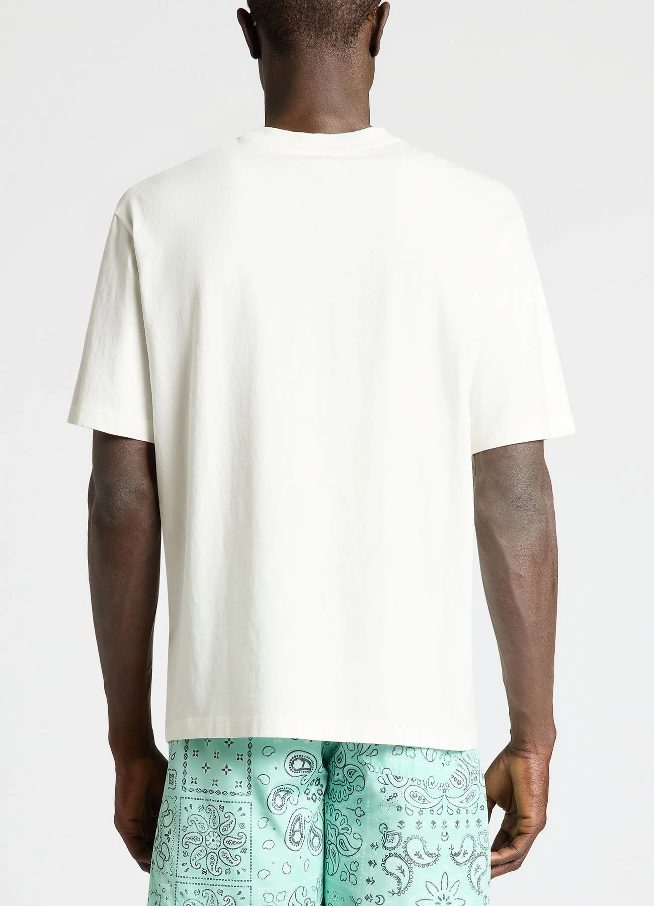 T-shirt con taschino e stampa palma - Image 3