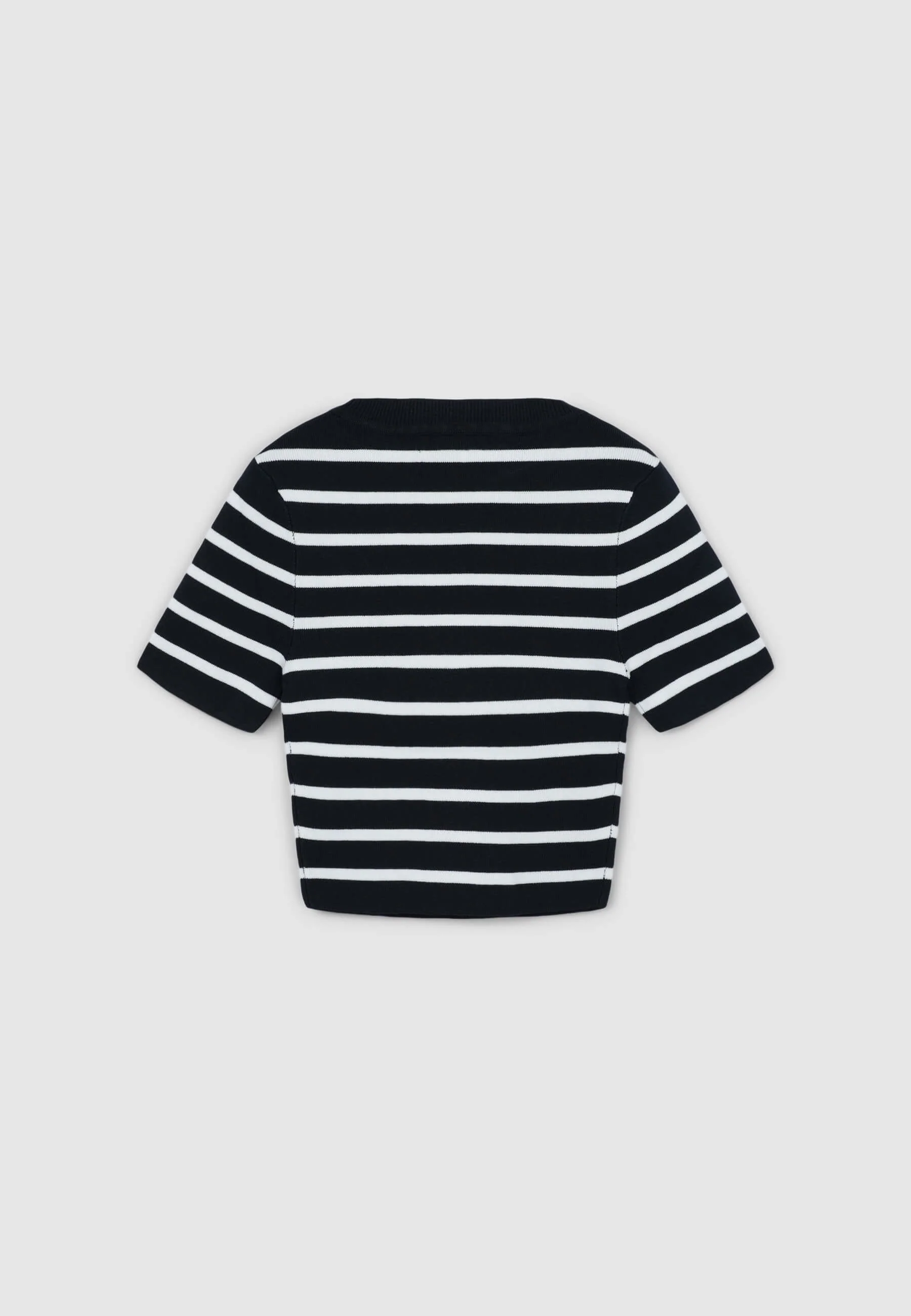 T-shirt crop a righe - Image 4
