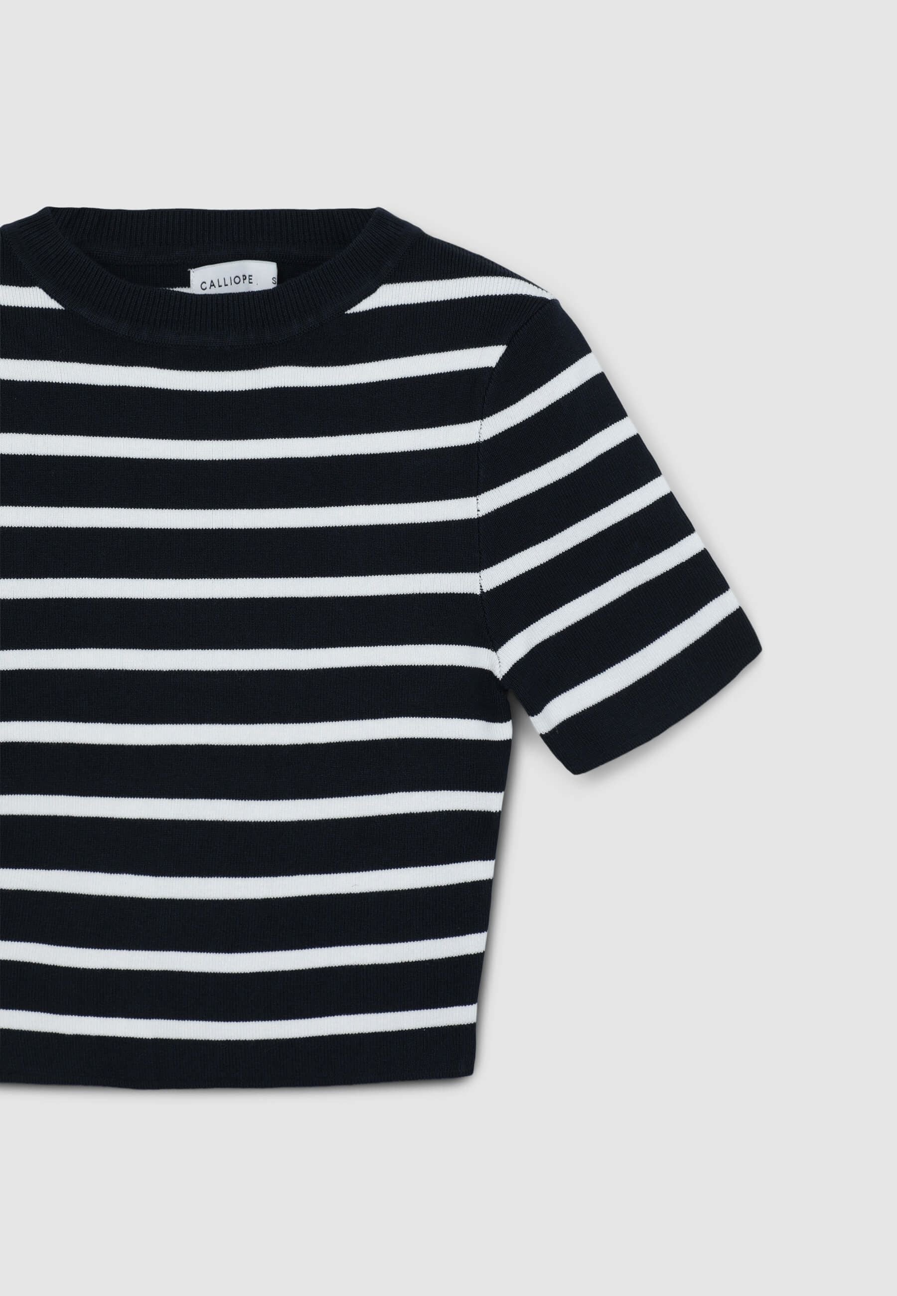 T-shirt crop a righe - Image 5