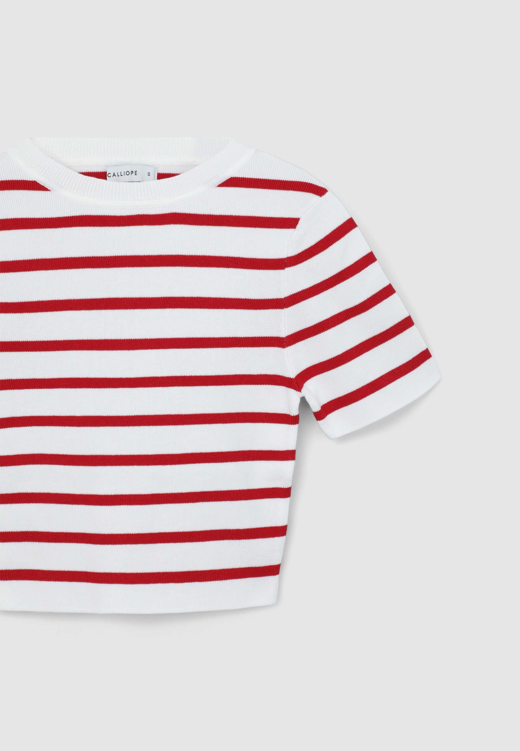 T-shirt crop a righe - Image 6