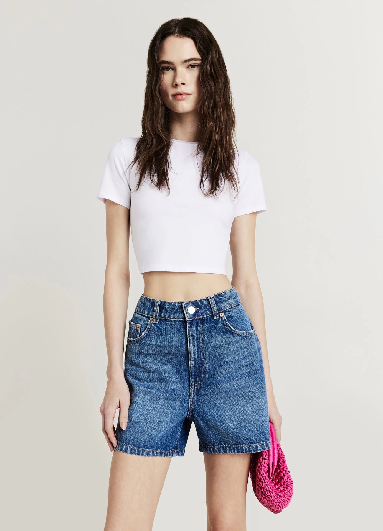 T-shirt crop cotone - Image 2