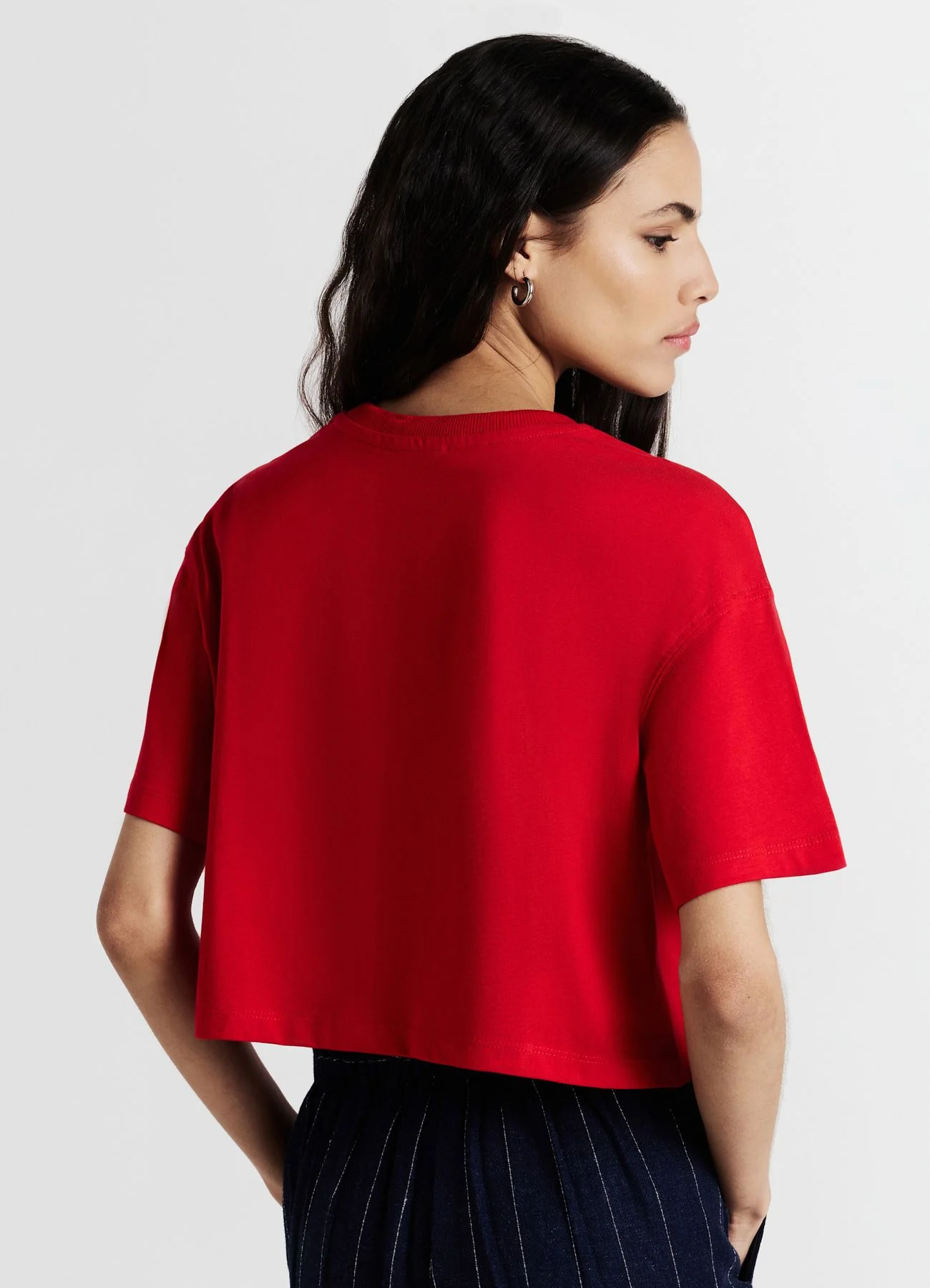 T-shirt crop cotone - Image 2