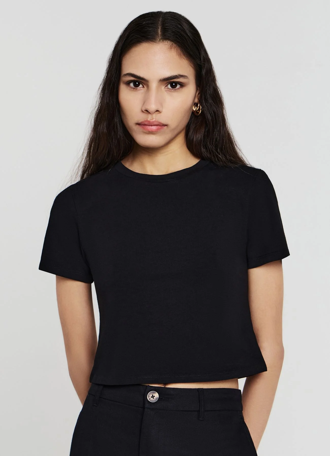 T-shirt crop cotone - Image 3