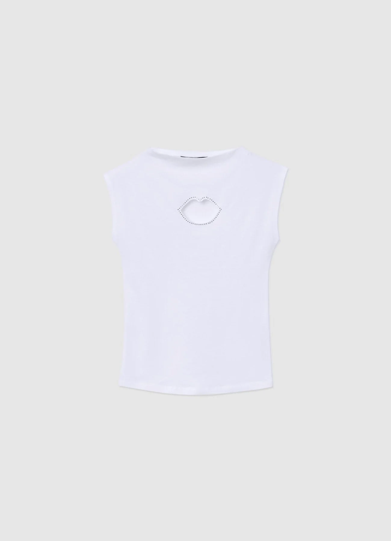T-shirt cut out strass - Image 5