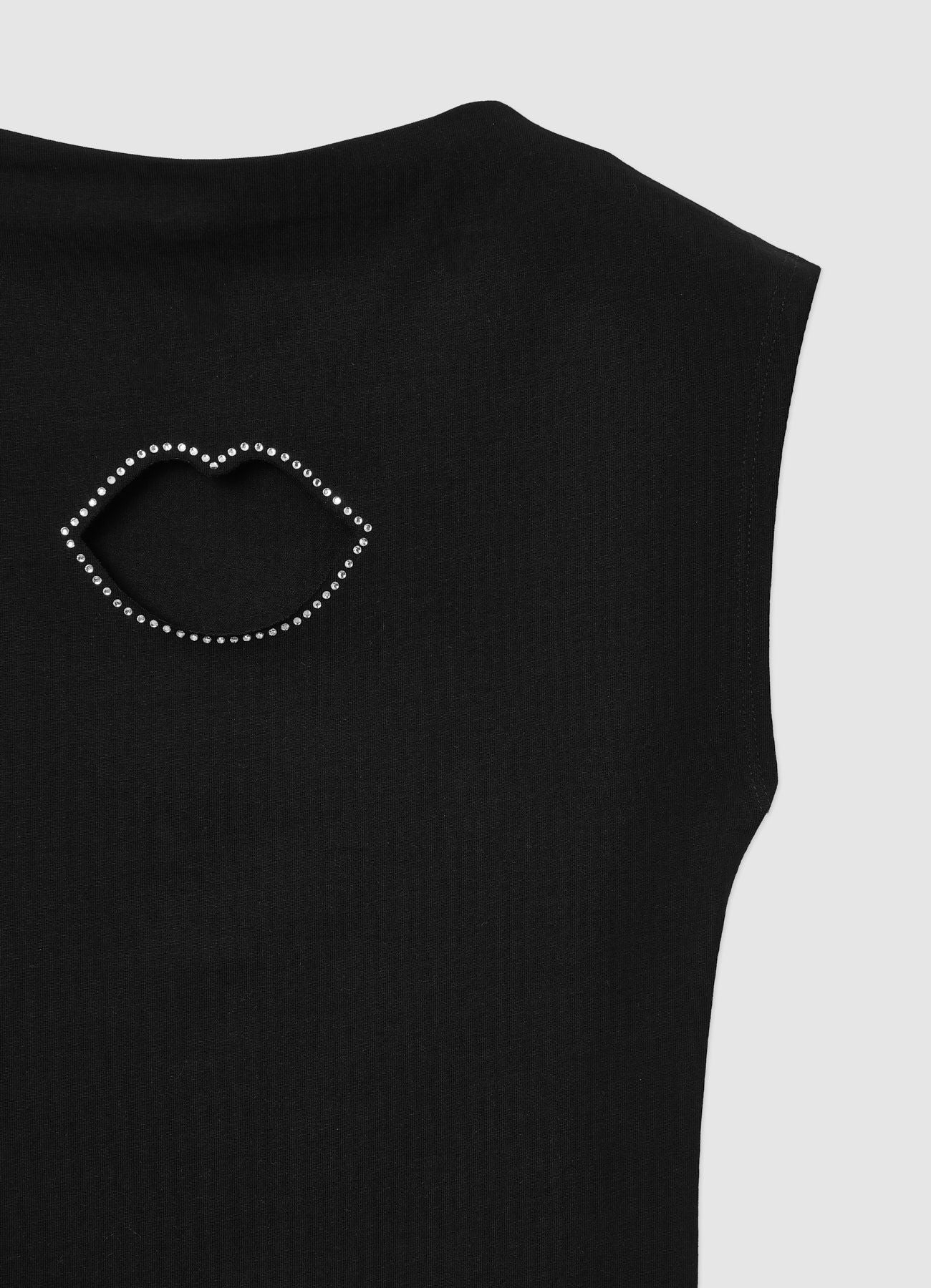 T-shirt cut out strass - Image 5