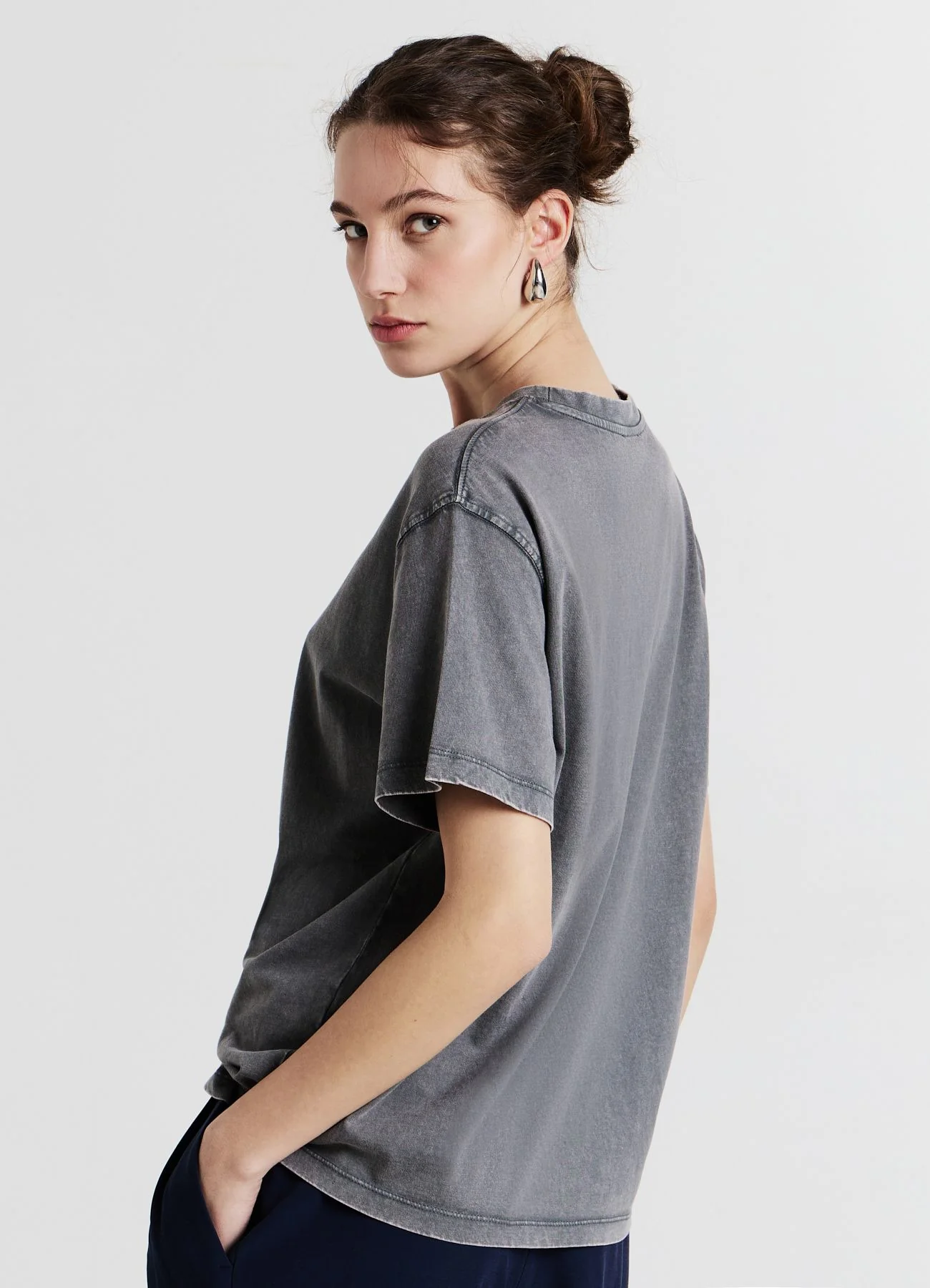T-shirt effetto slavato - Image 2