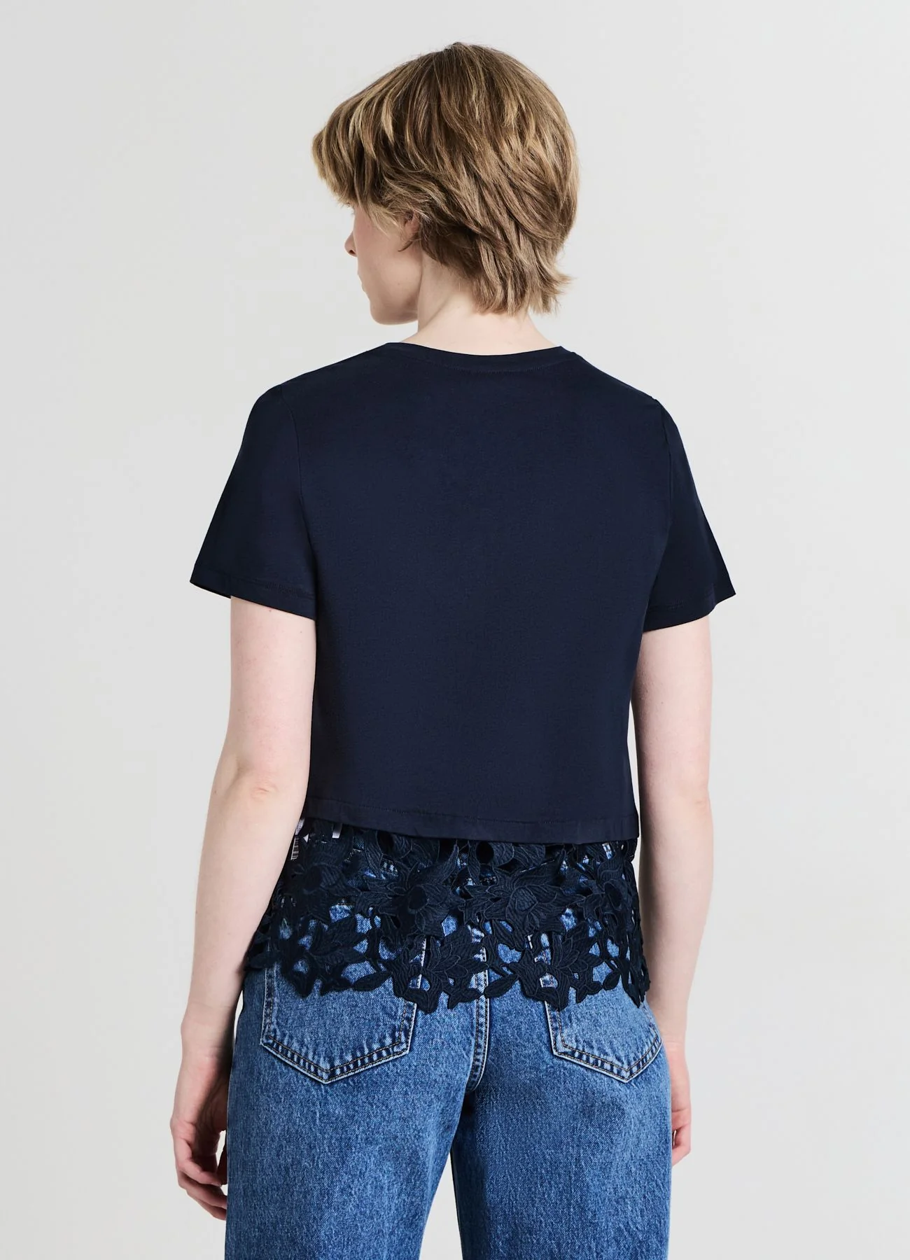 T-shirt fondo sangallo