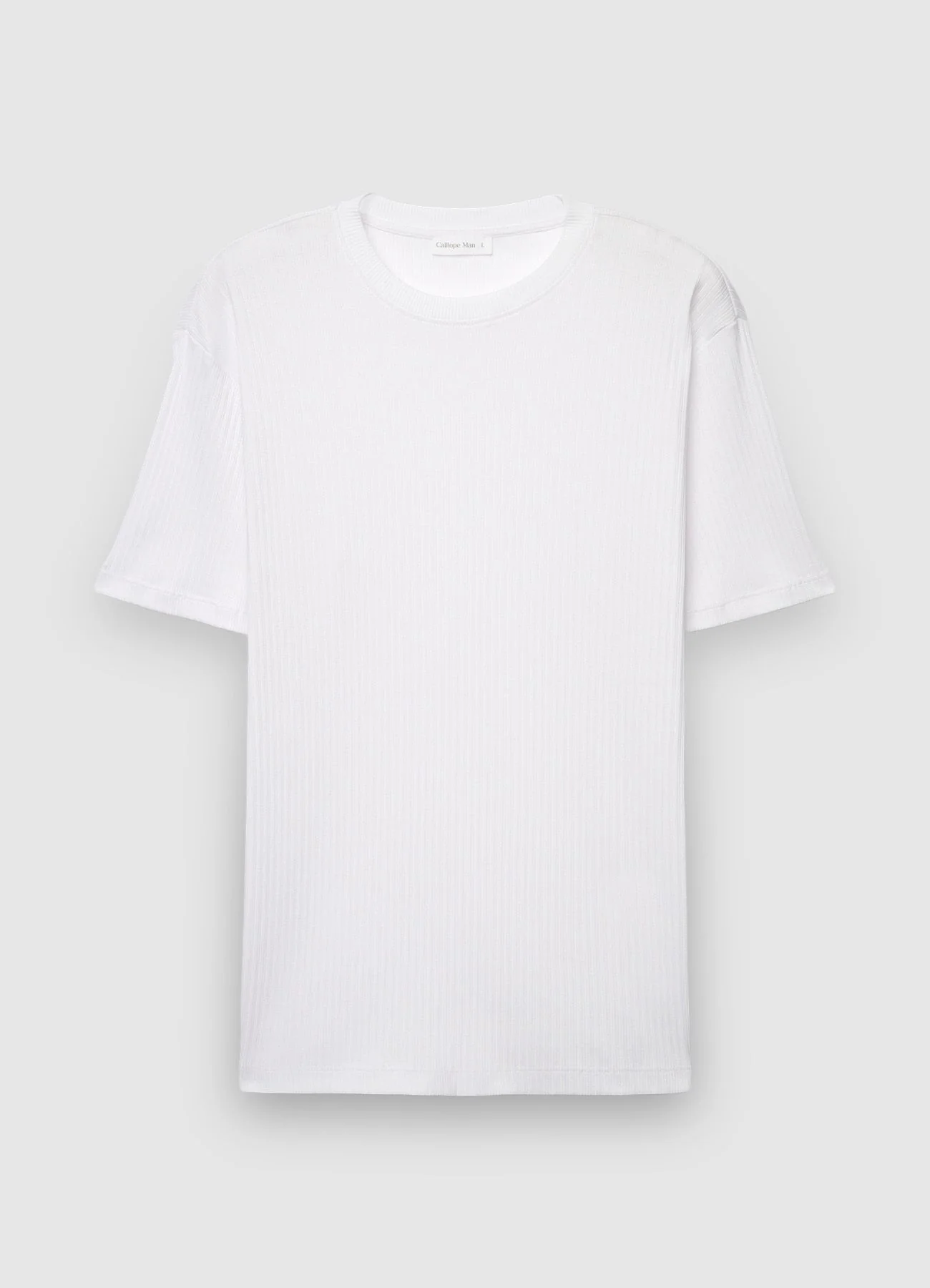 T-shirt girocollo a costine - Image 6