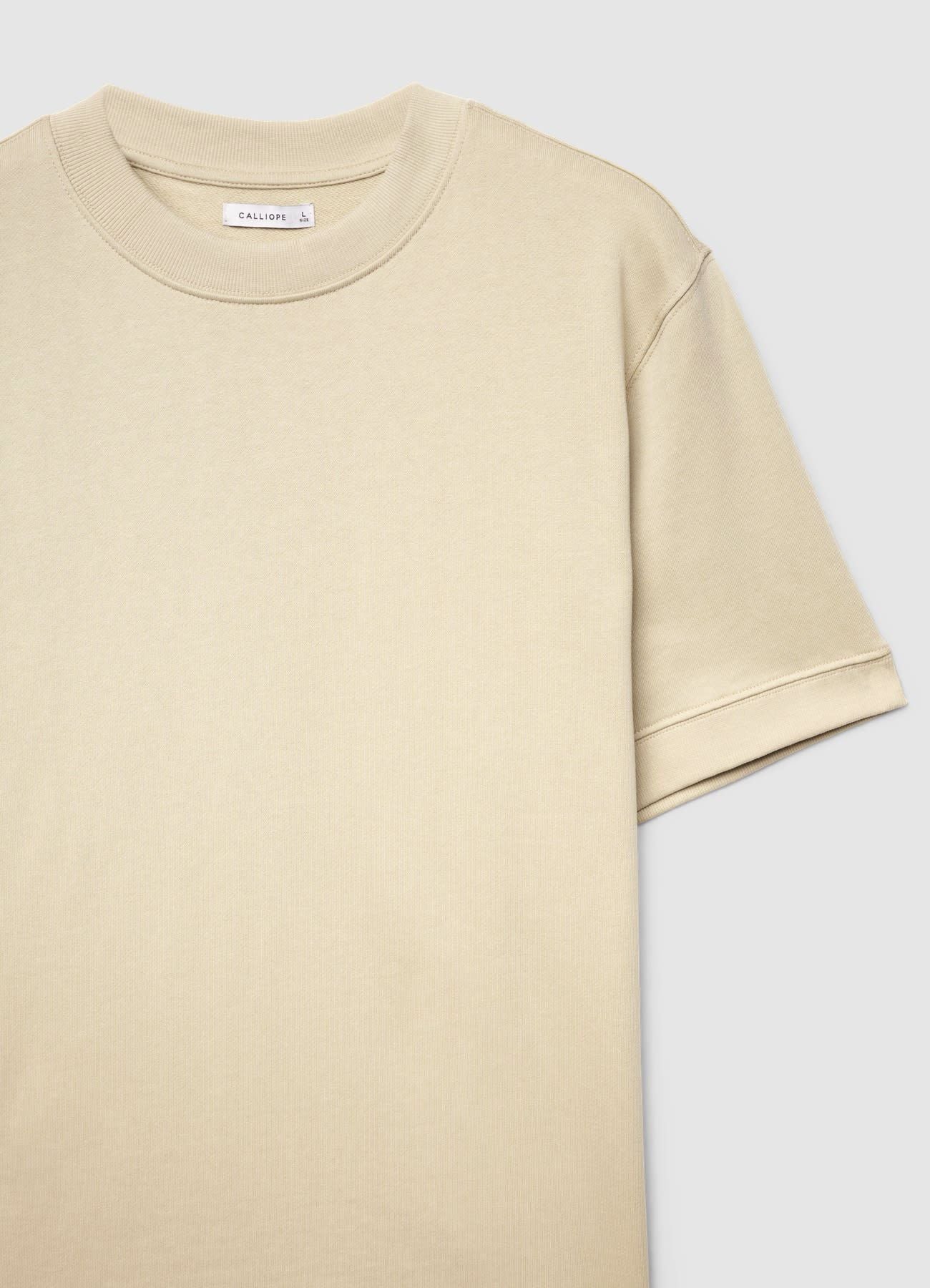 T-shirt girocollo a tinta unita - Image 4