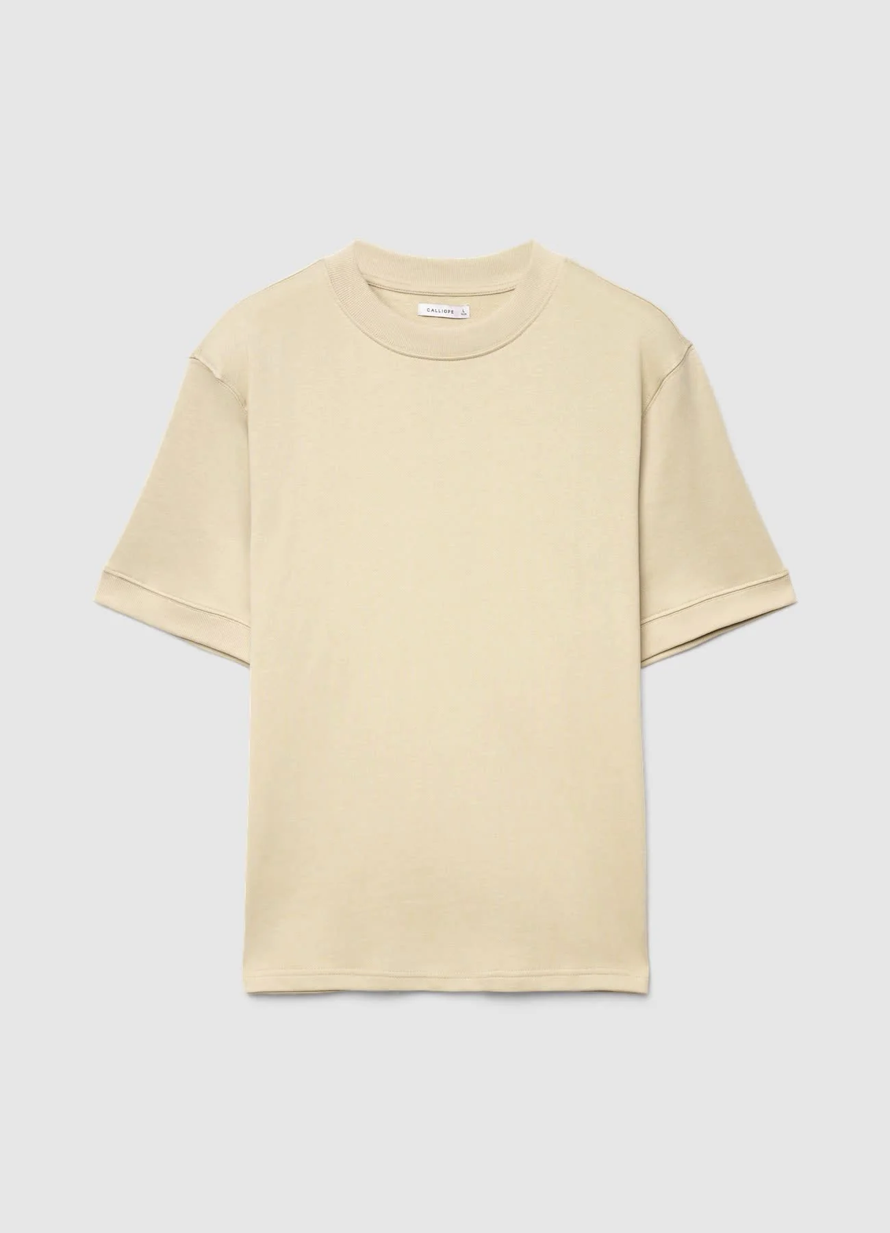 T-shirt girocollo a tinta unita - Image 5