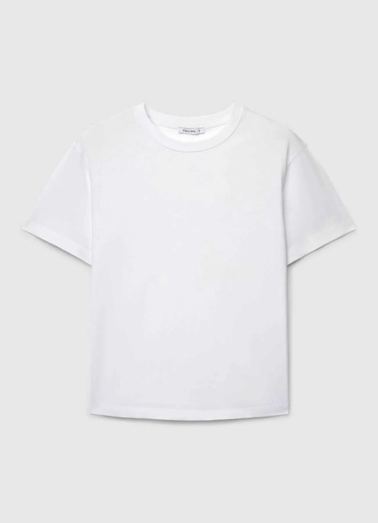 T-shirt girocollo a tinta unita - Image 7